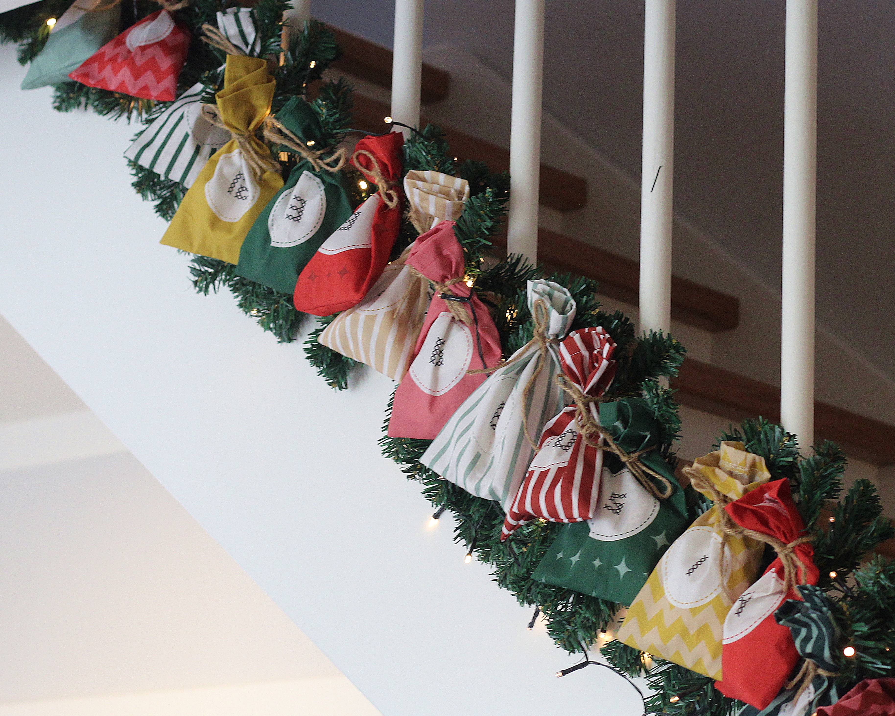 Bio Stoff  - 1m Panel Adventkalender Classic