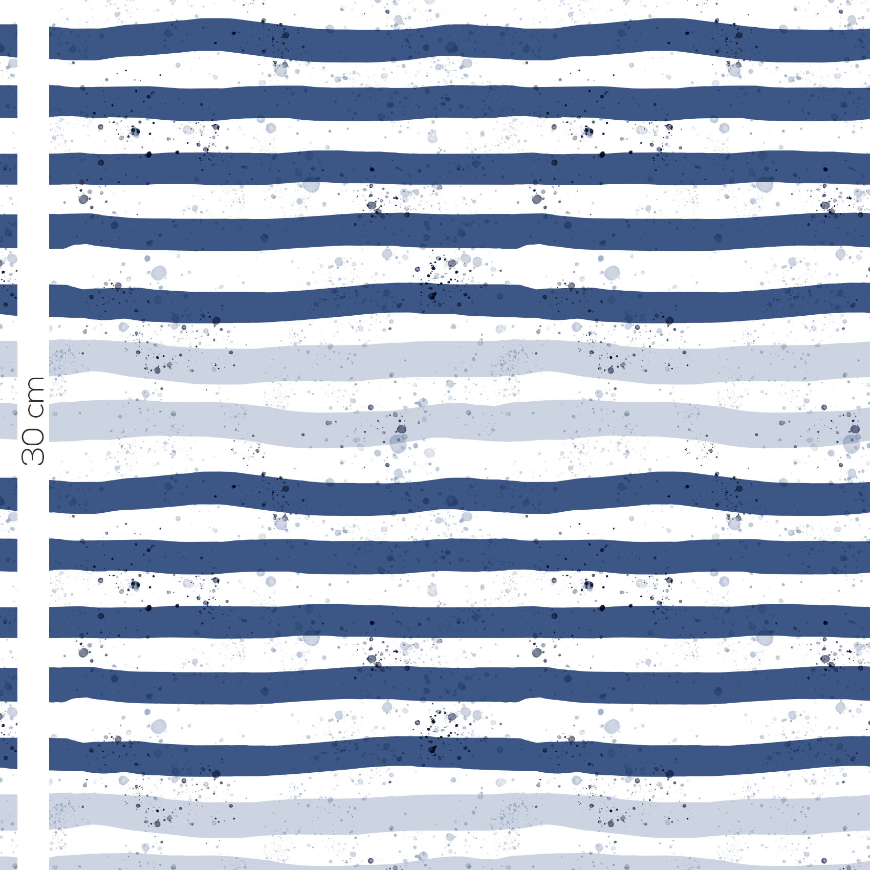 Bio Jersey Stoff  -  Whales Stripe  - Enemenemeins, Sommer, Streifen, blau, Frühling, weiß, Maritim, Breite 150 cm