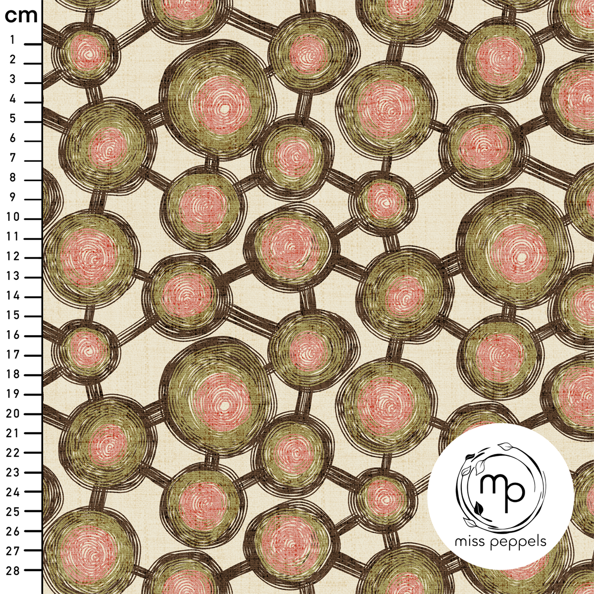 Bio Stoff - Pom Poms large, beige