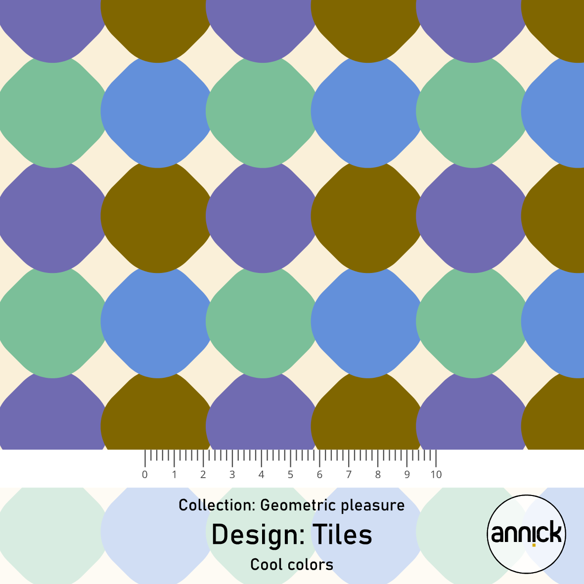Tiles Cool Colors 