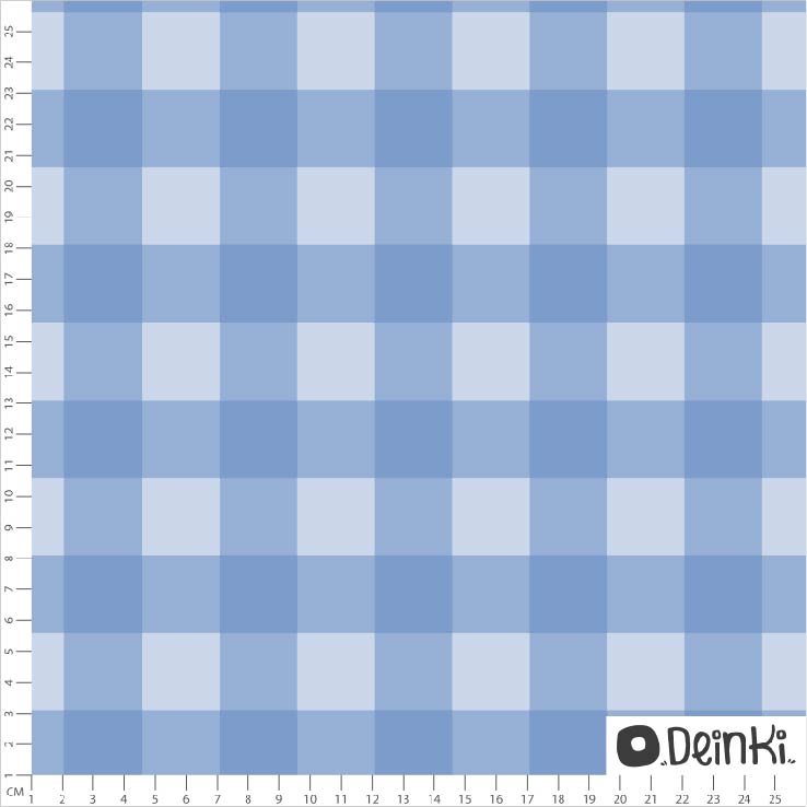 Bio Webware Stoff - Osterkaro Breit - Deinki, Kariert, blau, 100% Bio-Baumwolle Bio Webware Stoff - Osterkaro Breit - Deinki, Kariert, blau, 100% Bio-Baumwolle
