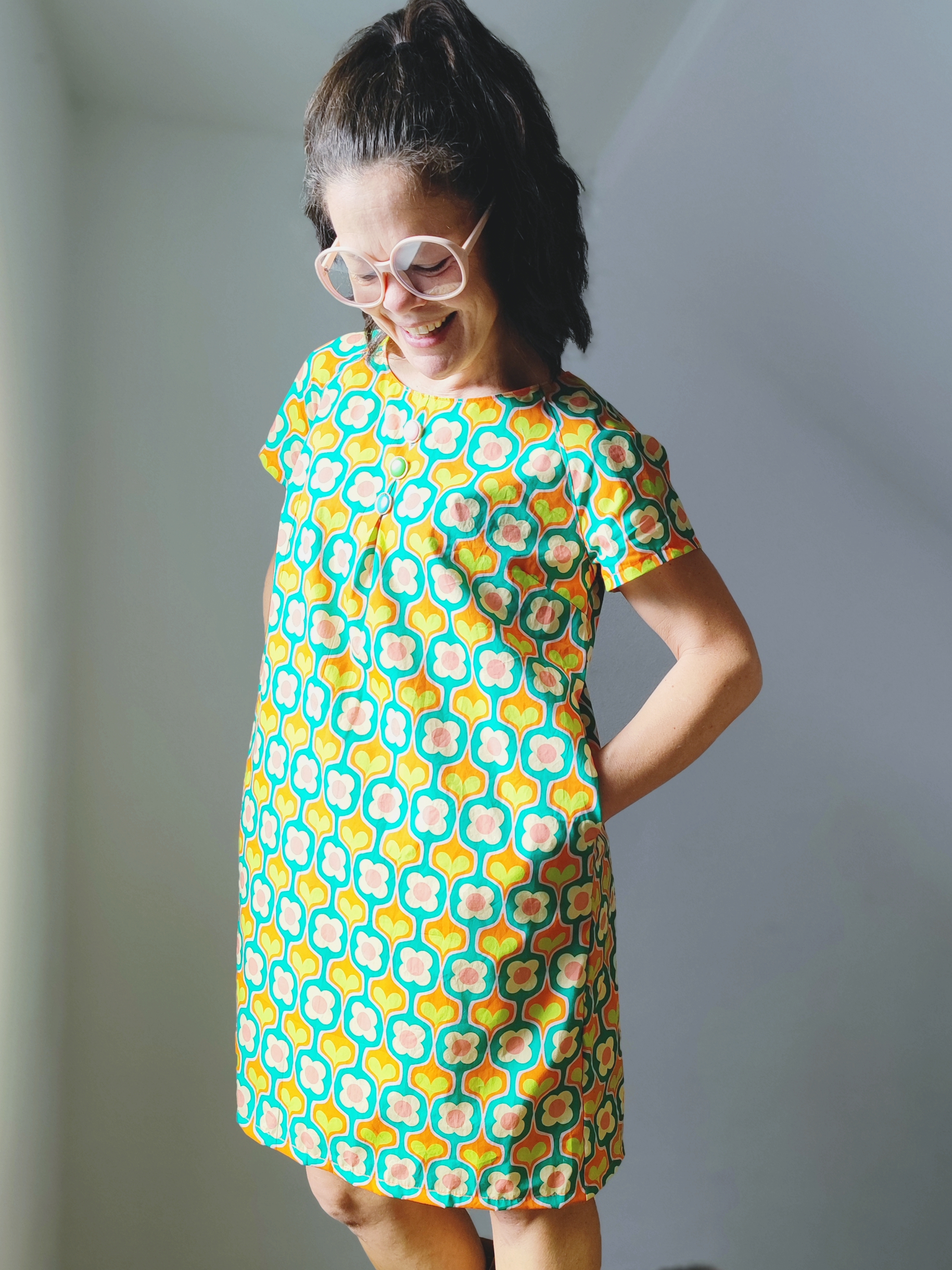 Organic fabric  - Kokkolores beige