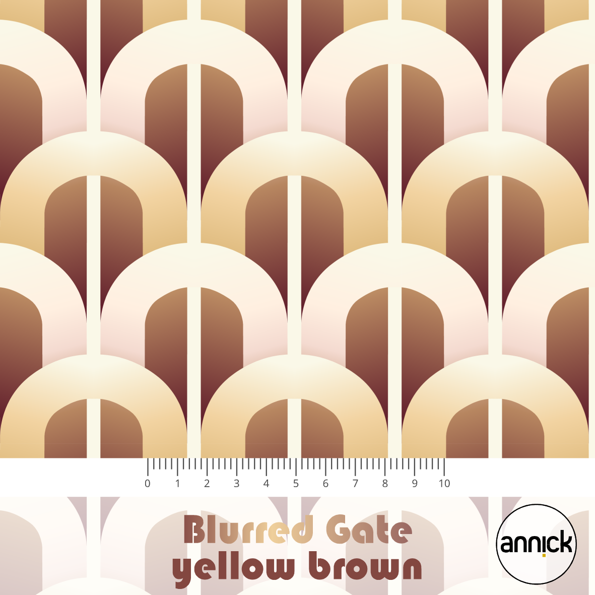 Bio Webware Stoff - Blurred Gate yellow brown - Annick, bunt, Abstrakt, 100% Bio-Baumwolle Bio Webware Stoff - Blurred Gate yellow brown - Annick, bunt, Abstrakt, 100% Bio-Baumwolle
