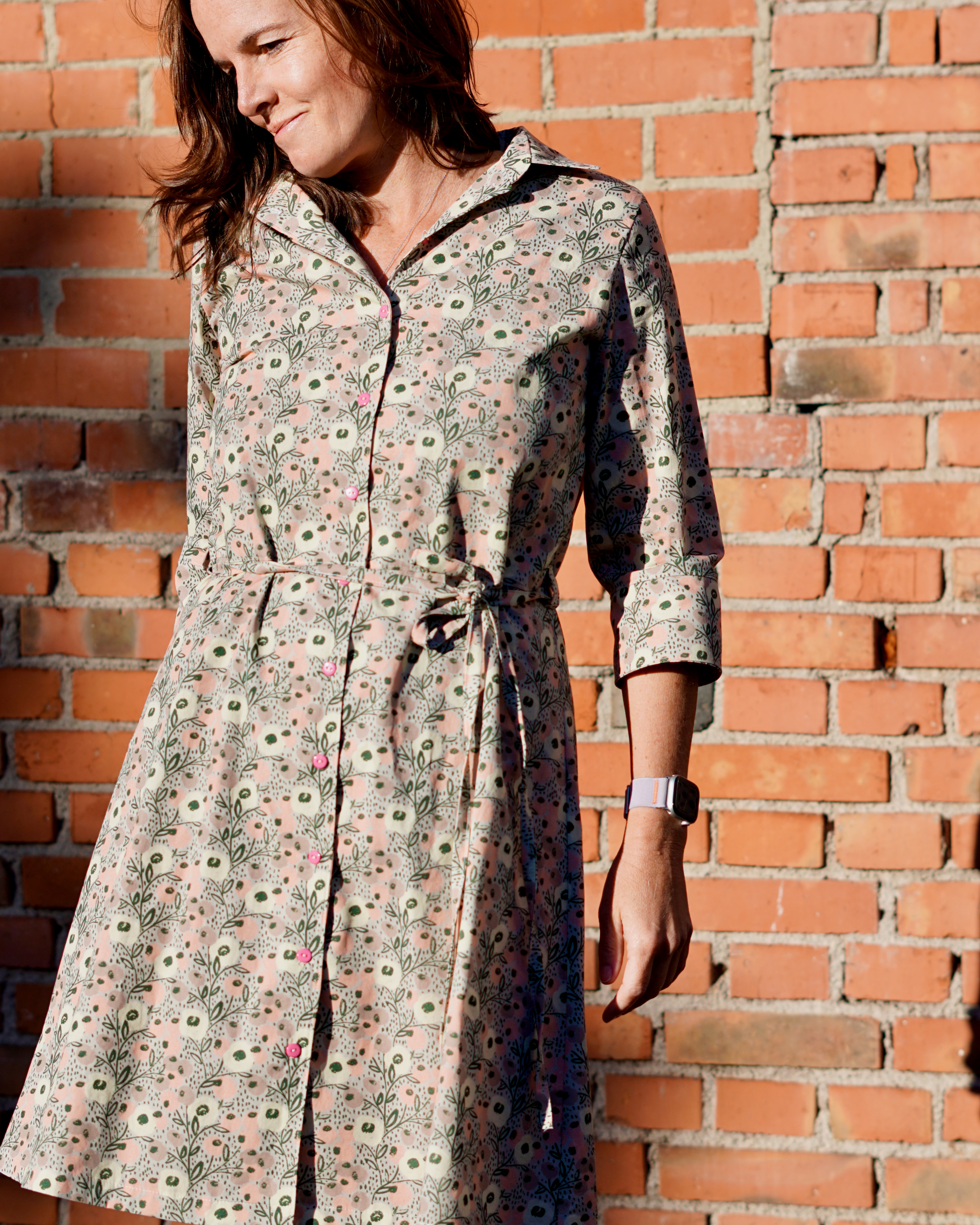 Organic fabric  - Enchanted Blossom