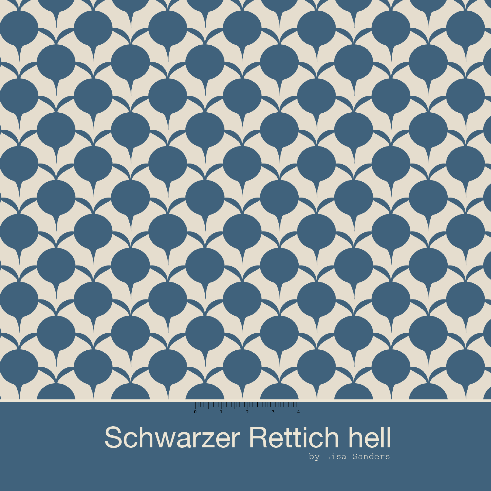 Bio Webware Stoff - Schwarzer Rettich hell - LisaSanders, blau, creme, Essen, Obst & Gemüse, 100% Bio-Baumwolle Bio Webware Stoff - Schwarzer Rettich hell - LisaSanders, blau, creme, Essen, Obst & Gemüse, 100% Bio-Baumwolle