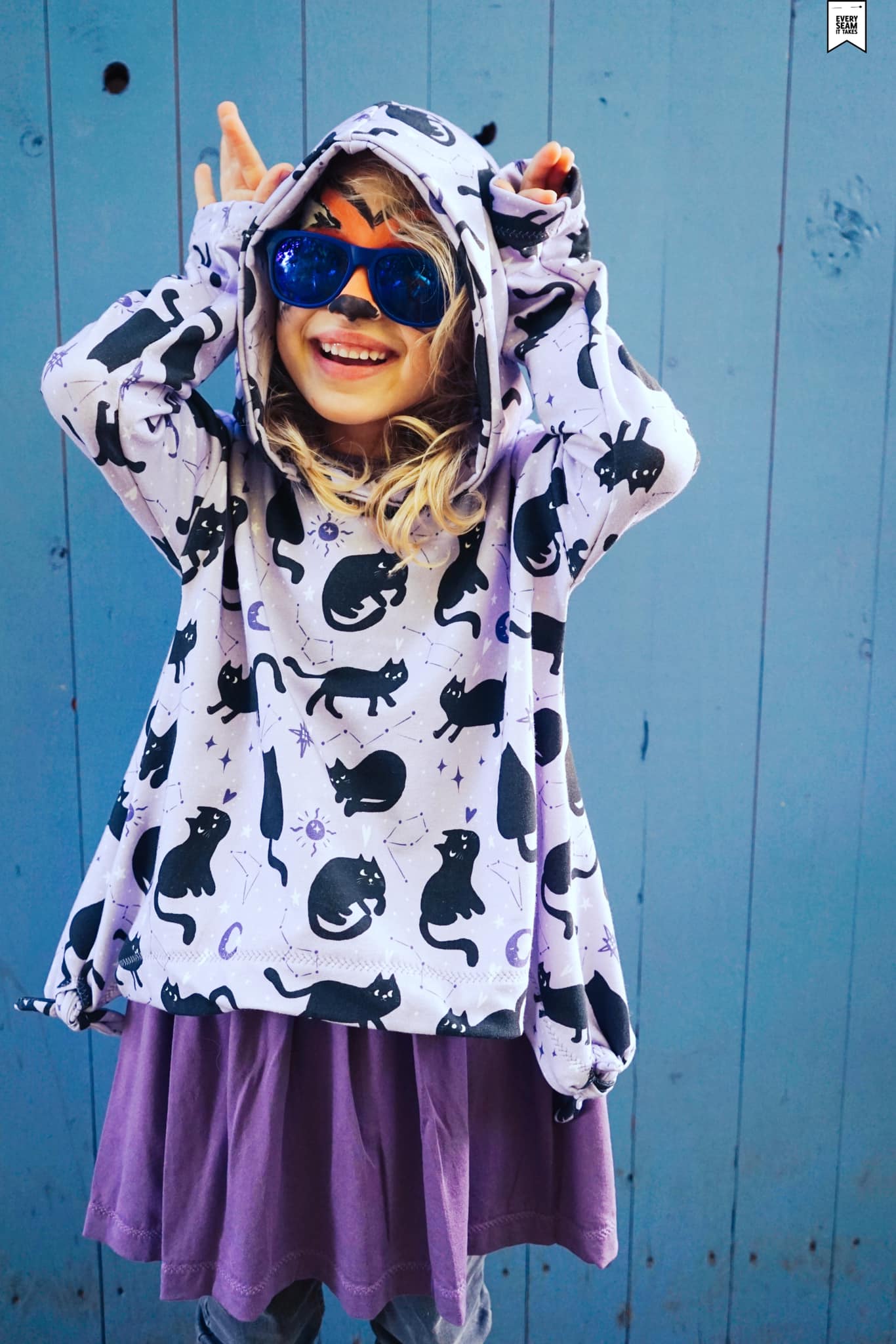 Organic fabric - Mystic Cats