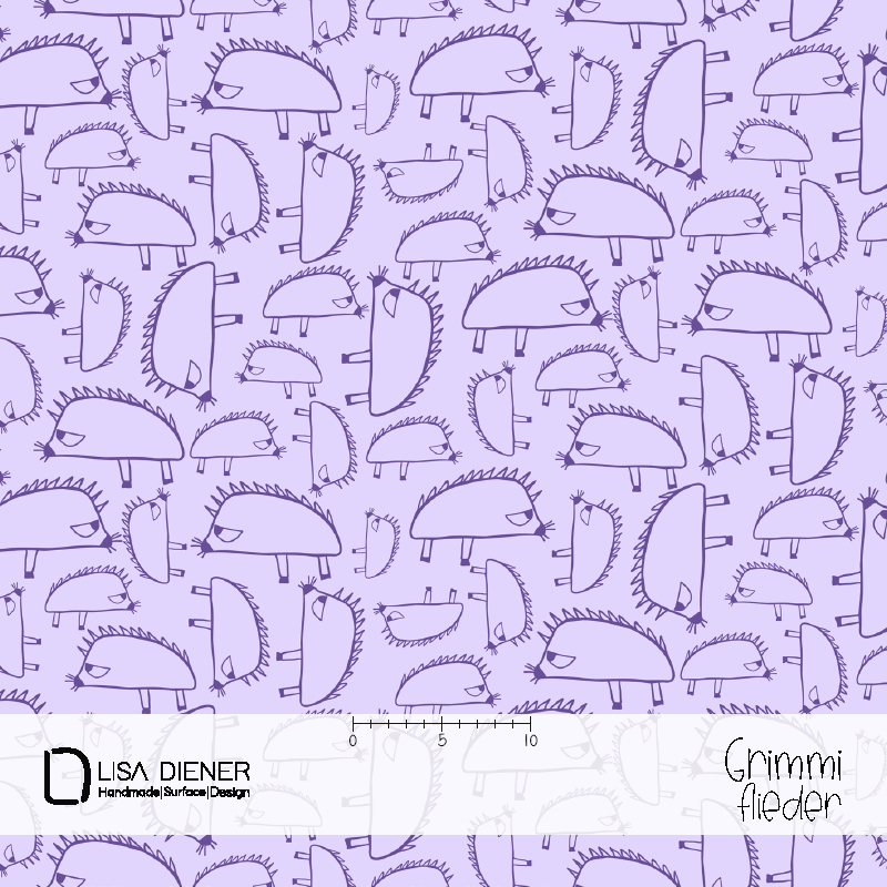 Bio Stoff  - Grimmi flieder