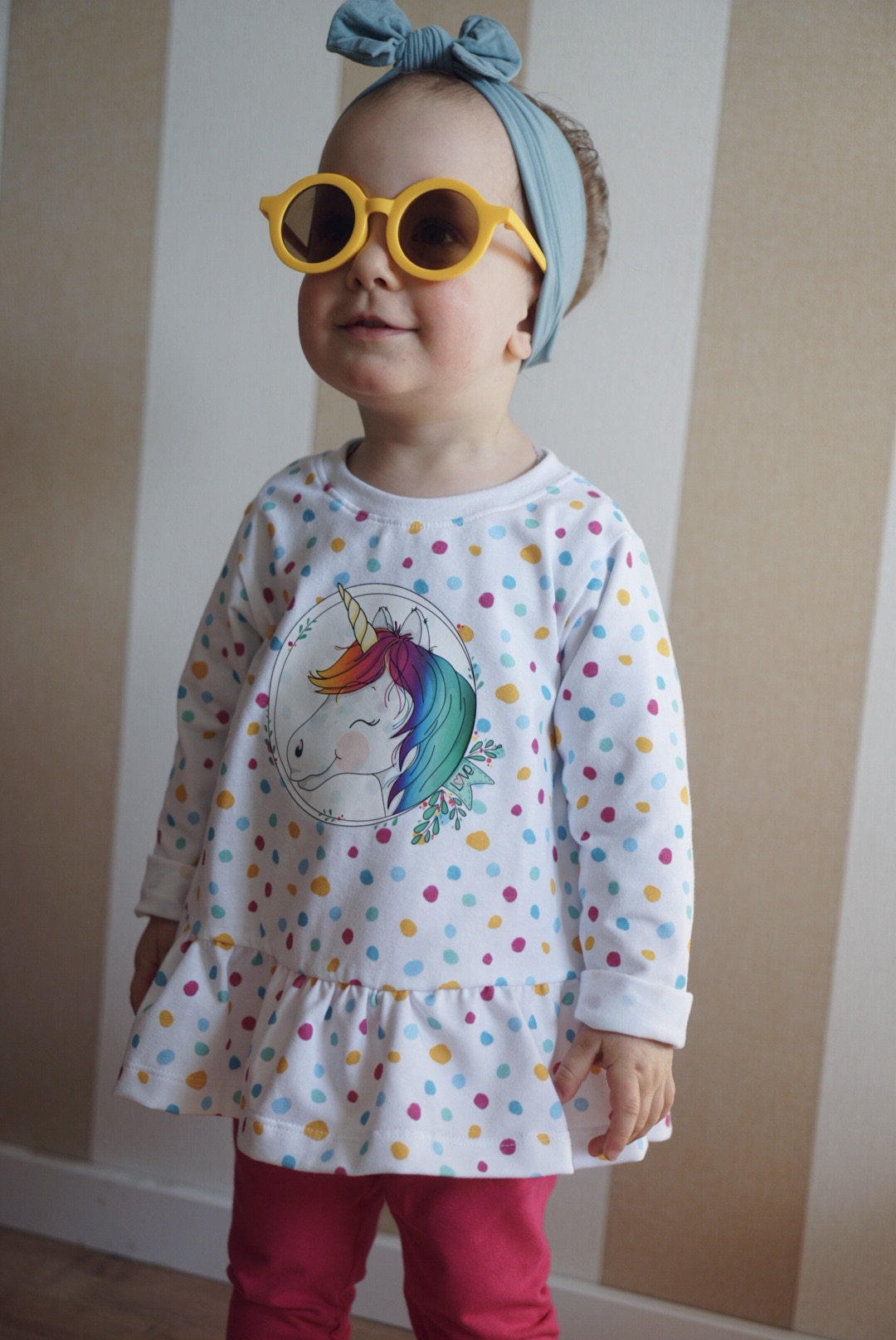 Bio Stoff - Konfetti grün