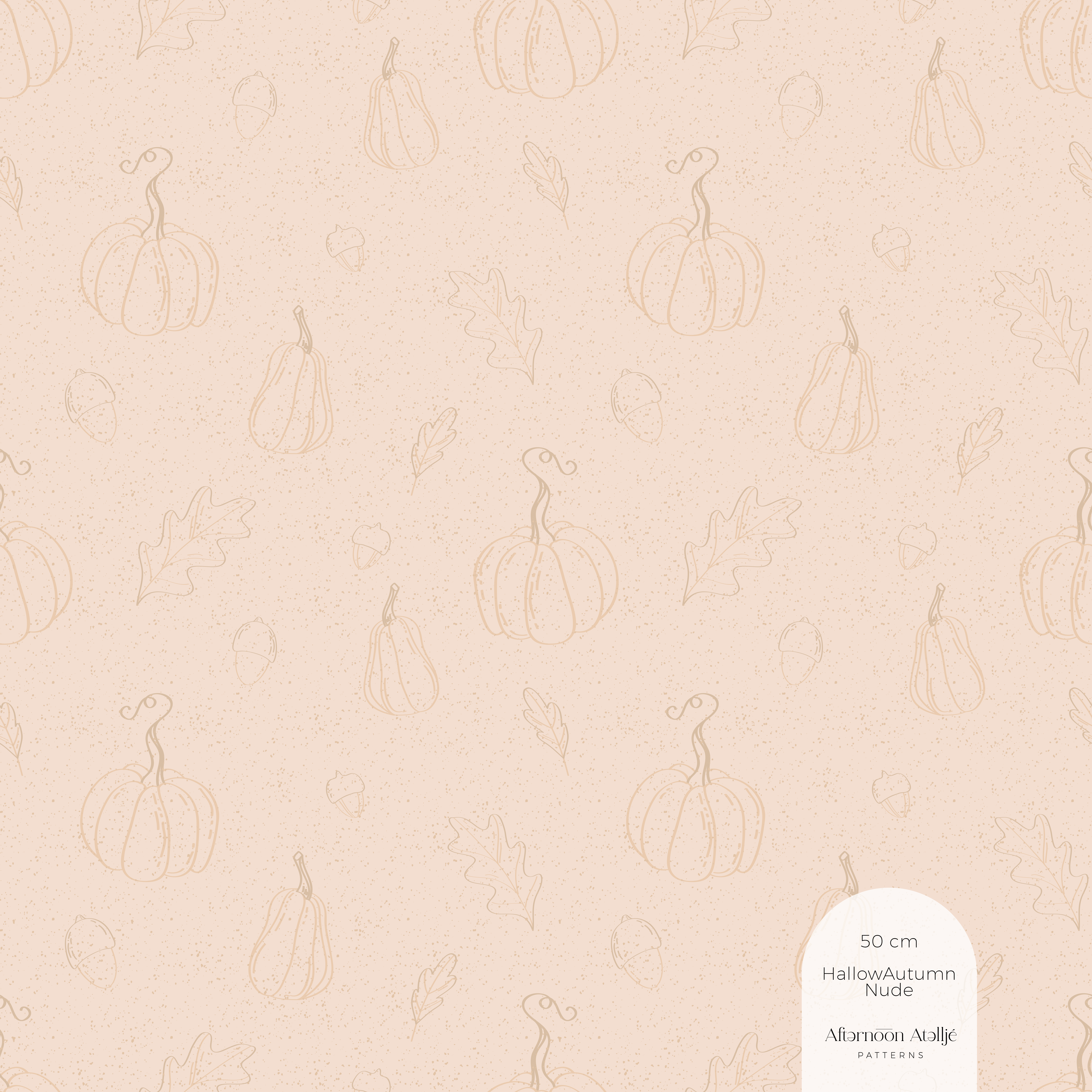 Bio Stoff - Hallow Autumn Nude von Afternoon Atellje in beige