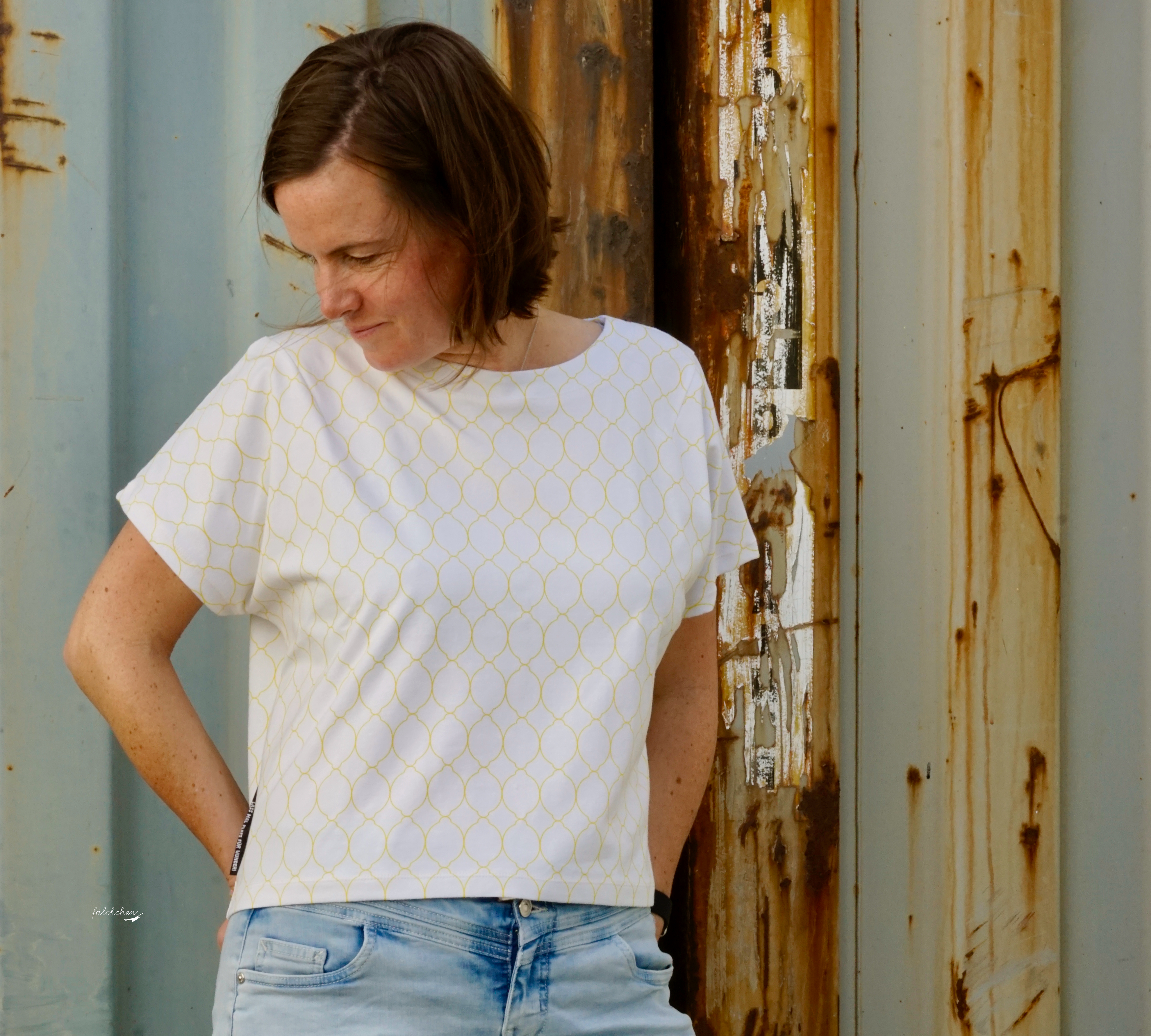 Organic fabric  - Limoncella Linear 