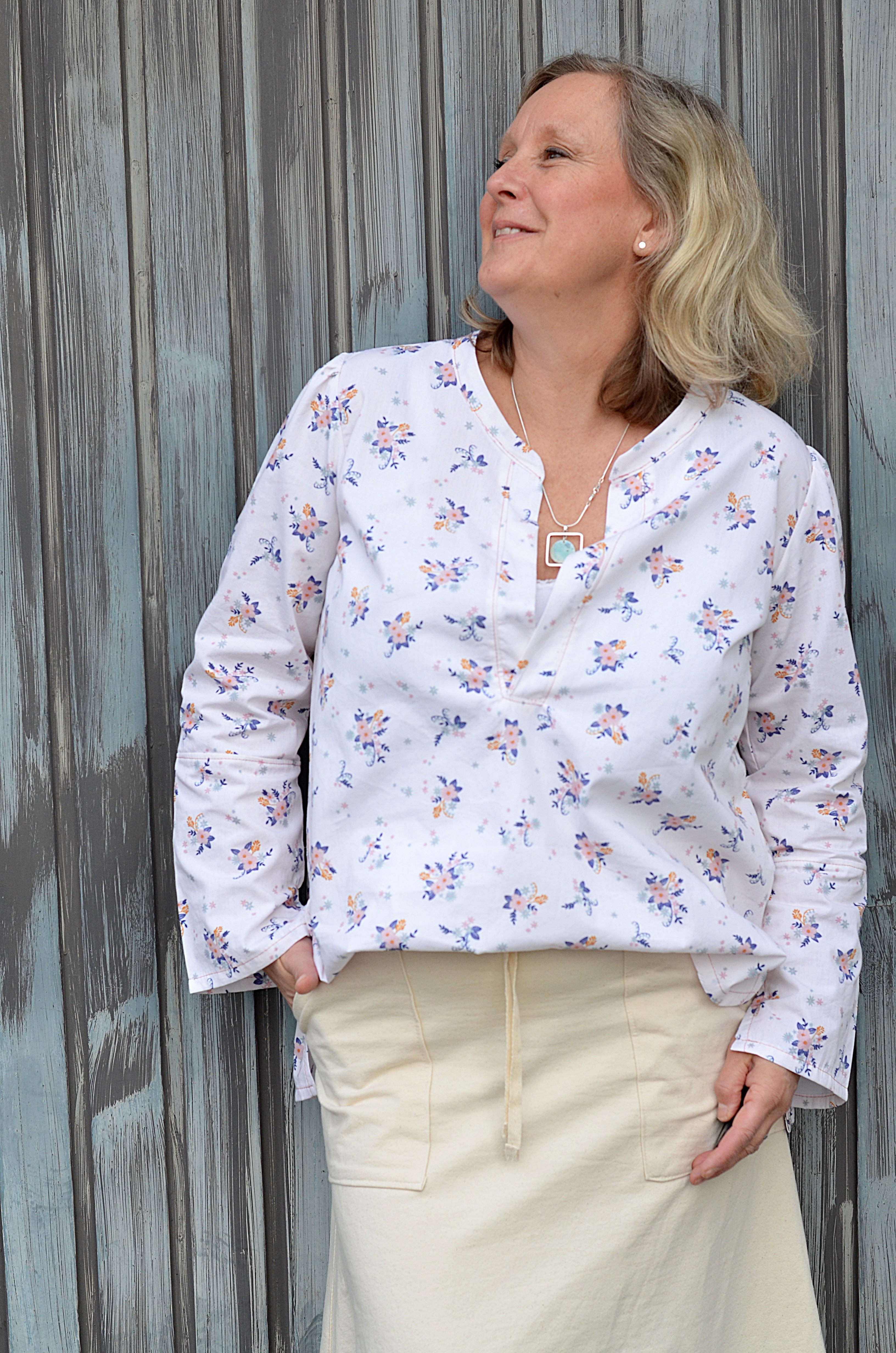 Bio Stoff  - Frühlingspoesie creme