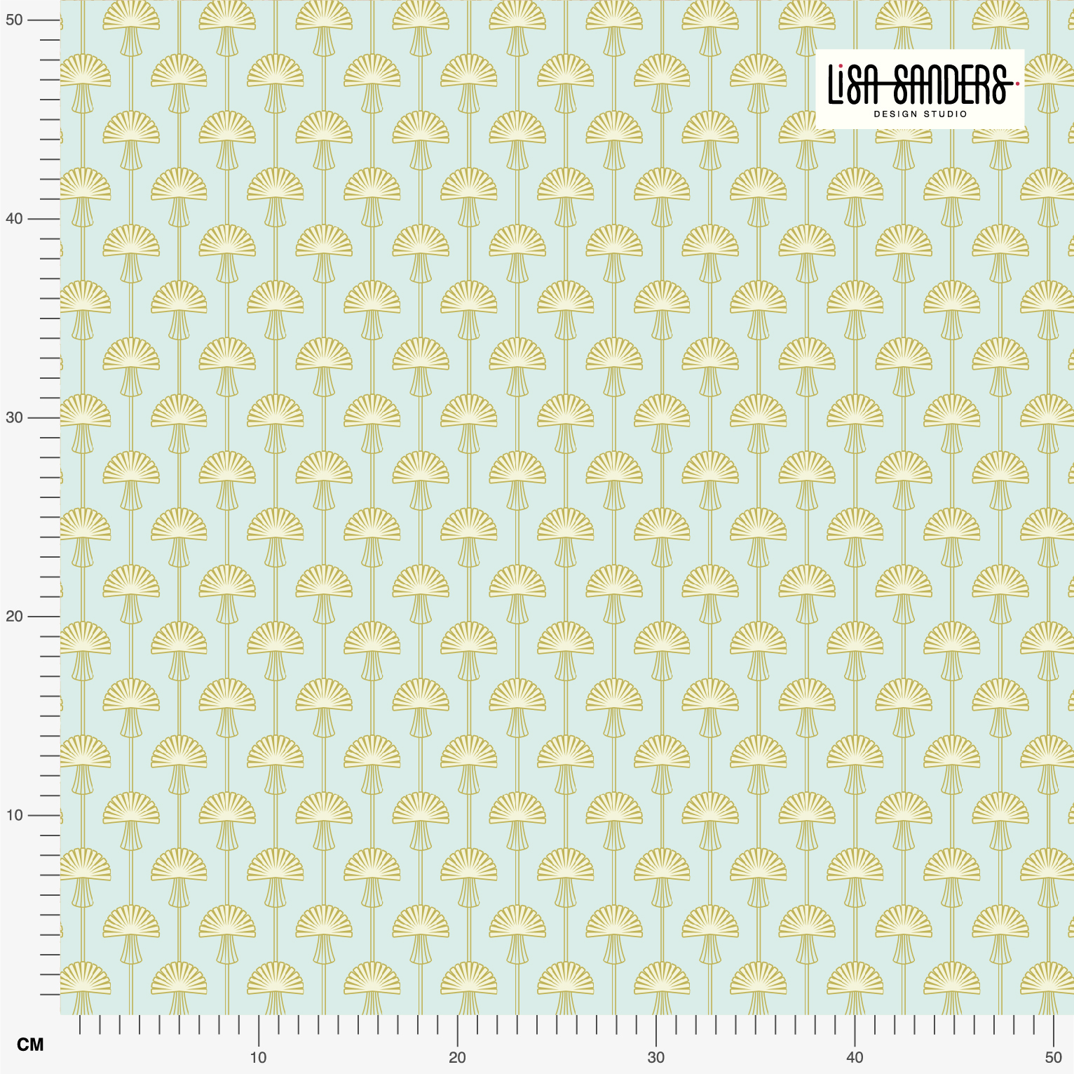 Organic fabric  -  Löwenzahnversatz blue