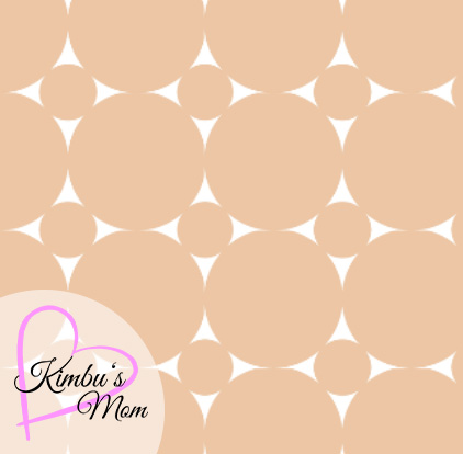 Bio Webware Stoff - Peach Circle White Klein - KimbusMom, beige, Punkte, 100% Bio-Baumwolle Bio Webware Stoff - Peach Circle White Klein - KimbusMom, beige, Punkte, 100% Bio-Baumwolle