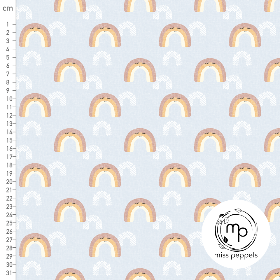 Bio Fabric - Rainbow by misspeppels in blue