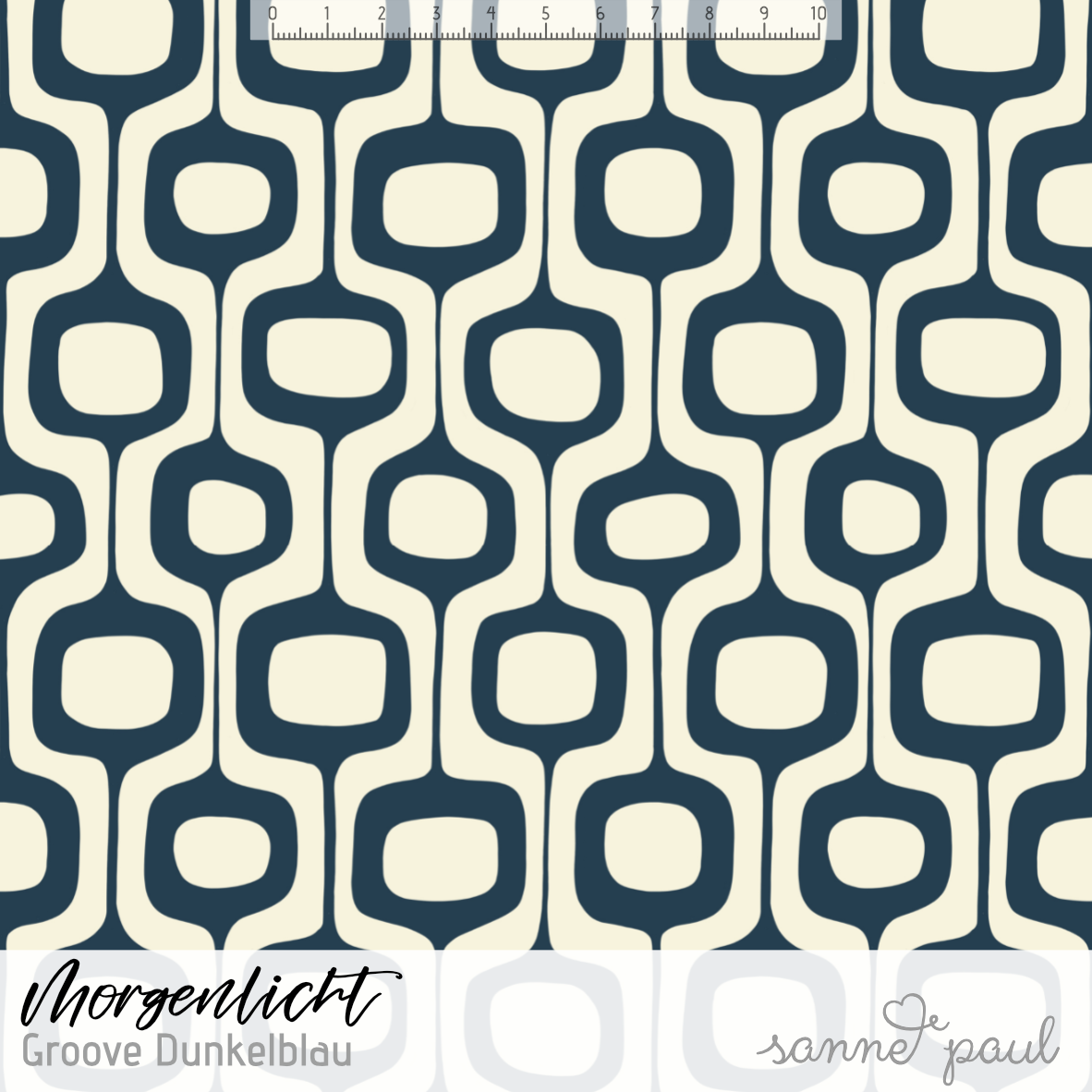 Bio Stoff - Morgenlicht Groove dunkelblau