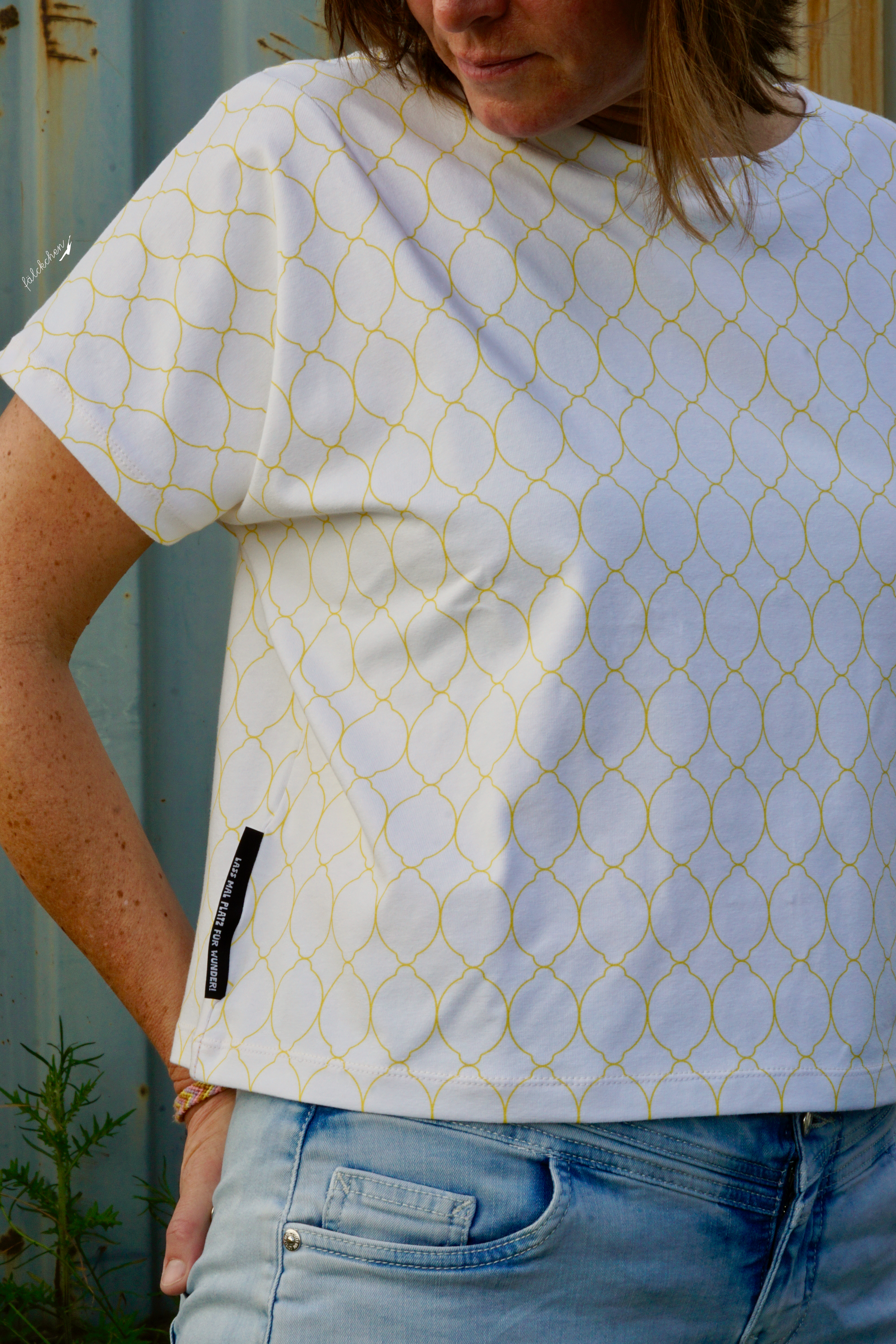 Organic fabric  - Limoncella Linear 