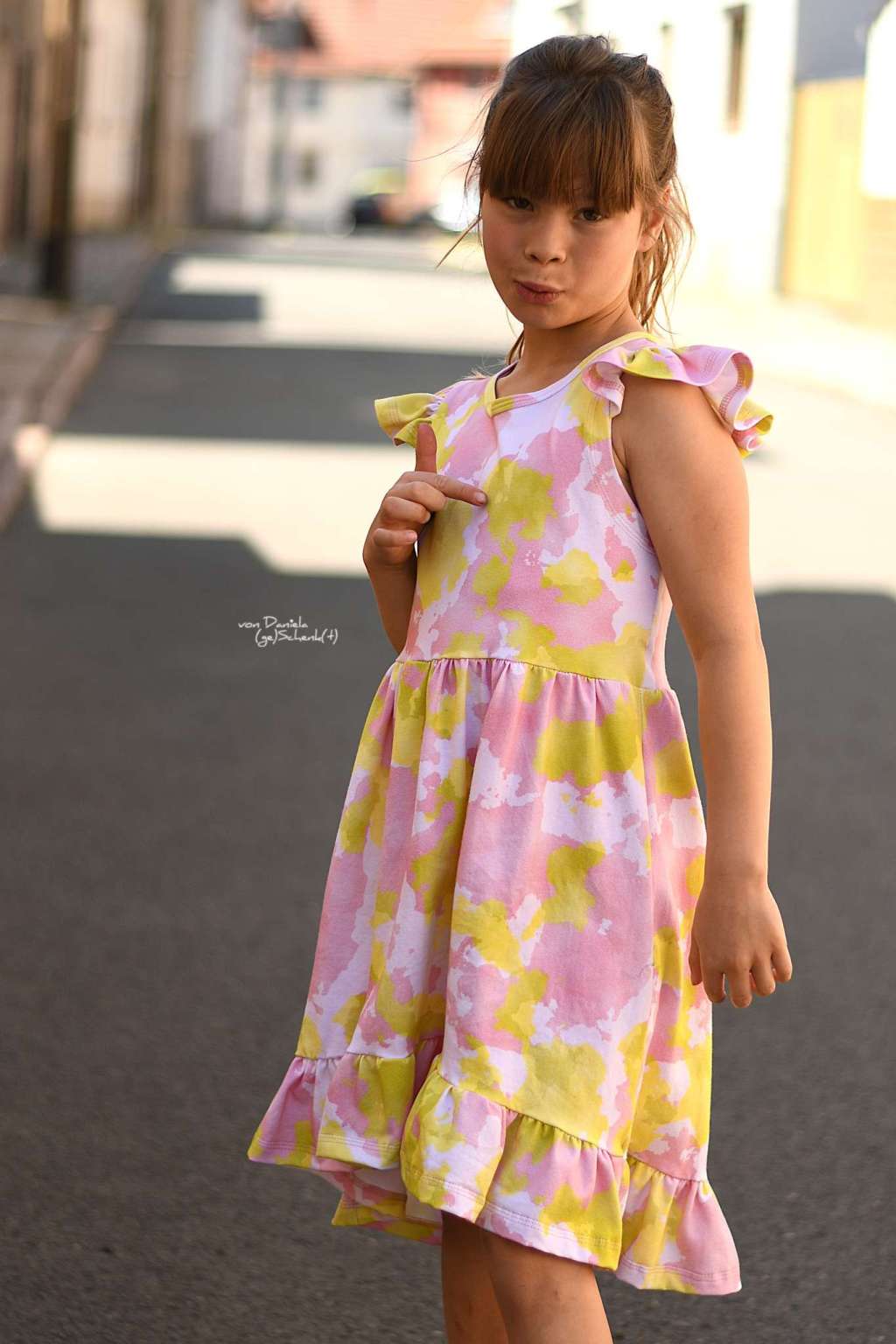 Bio Stoff - Camouflage Pink X L von Kristin Tessen in pink Bio Stoff - Camouflage Pink X L von Kristin Tessen in pink