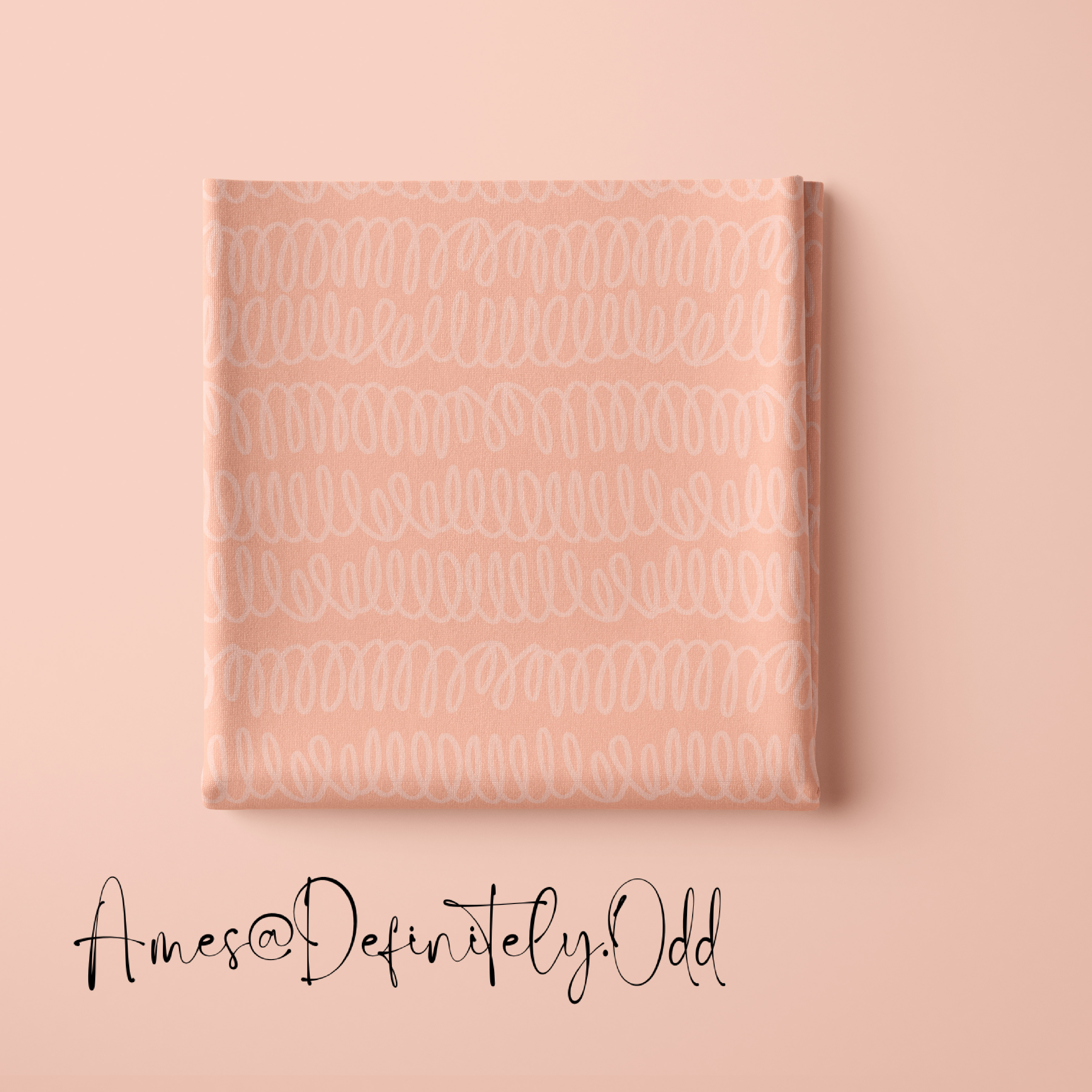 Bio Webware Stoff - Kringel Pfirsich - AmesDefinitelyOdd, orange, Geometrische Muster, 100% Bio-Baumwolle Bio Webware Stoff - Kringel Pfirsich - AmesDefinitelyOdd, orange, Geometrische Muster, 100% Bio-Baumwolle