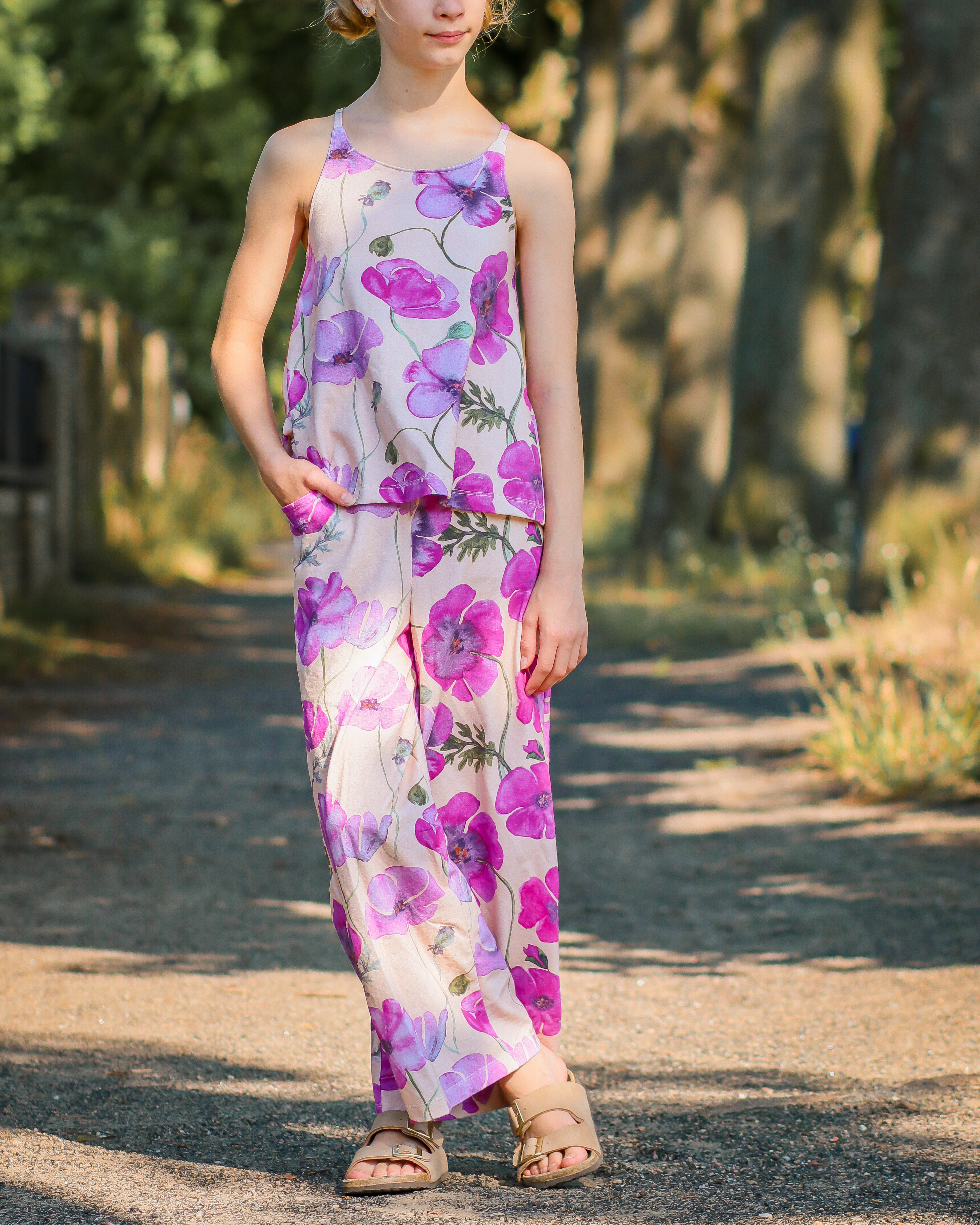Organic fabric -  Mohna pink
