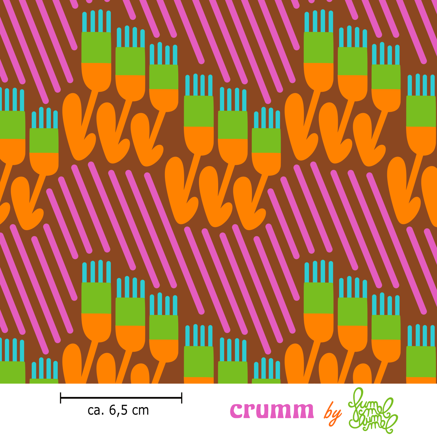 Bio Fabric - Crumm Melon by Fummelhummel in brown