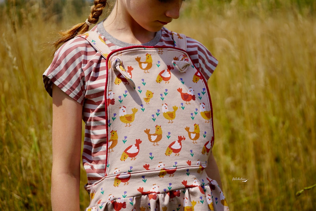 Organic fabric - My lovely Chicken