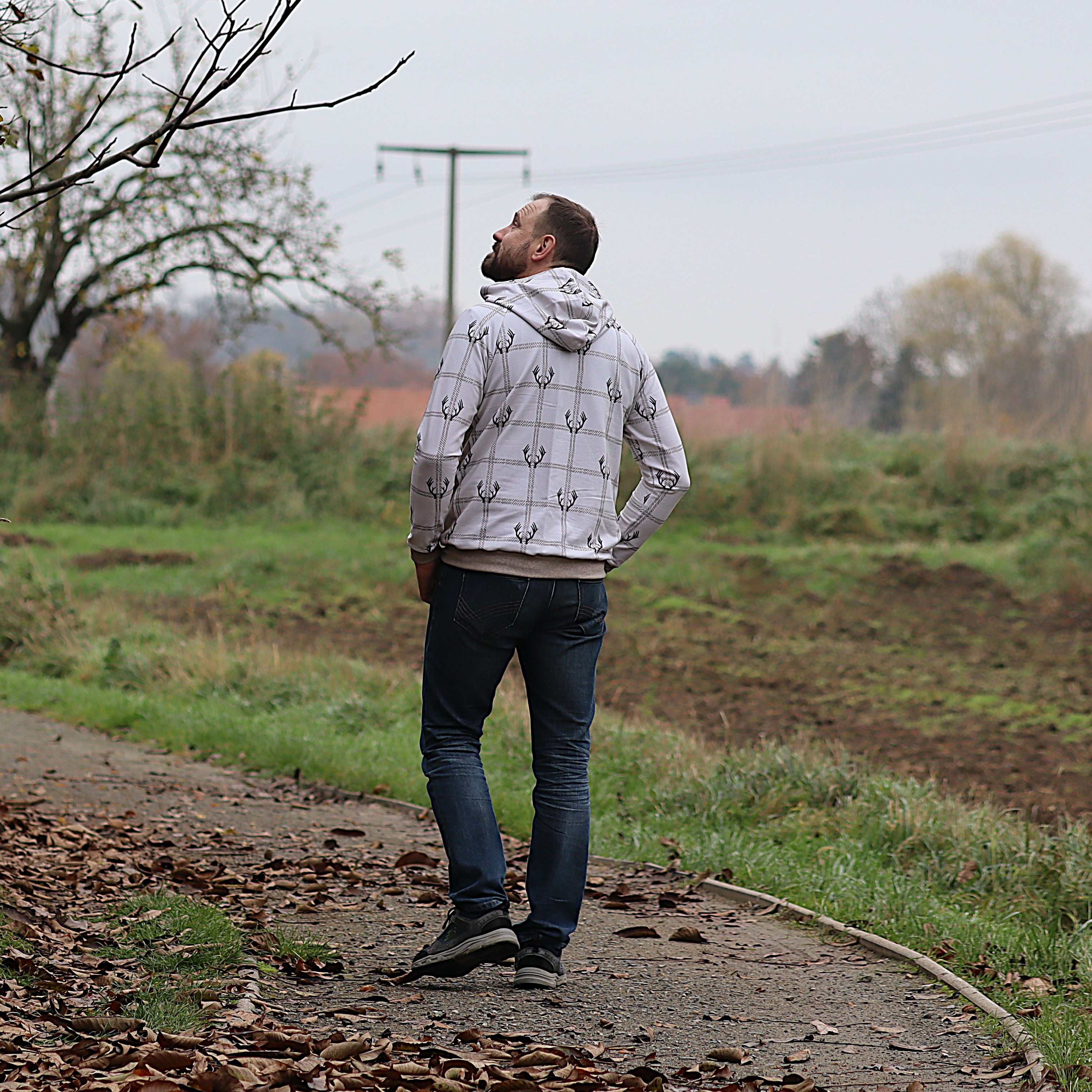 Bio Fabric - Winter Cabin Check beige