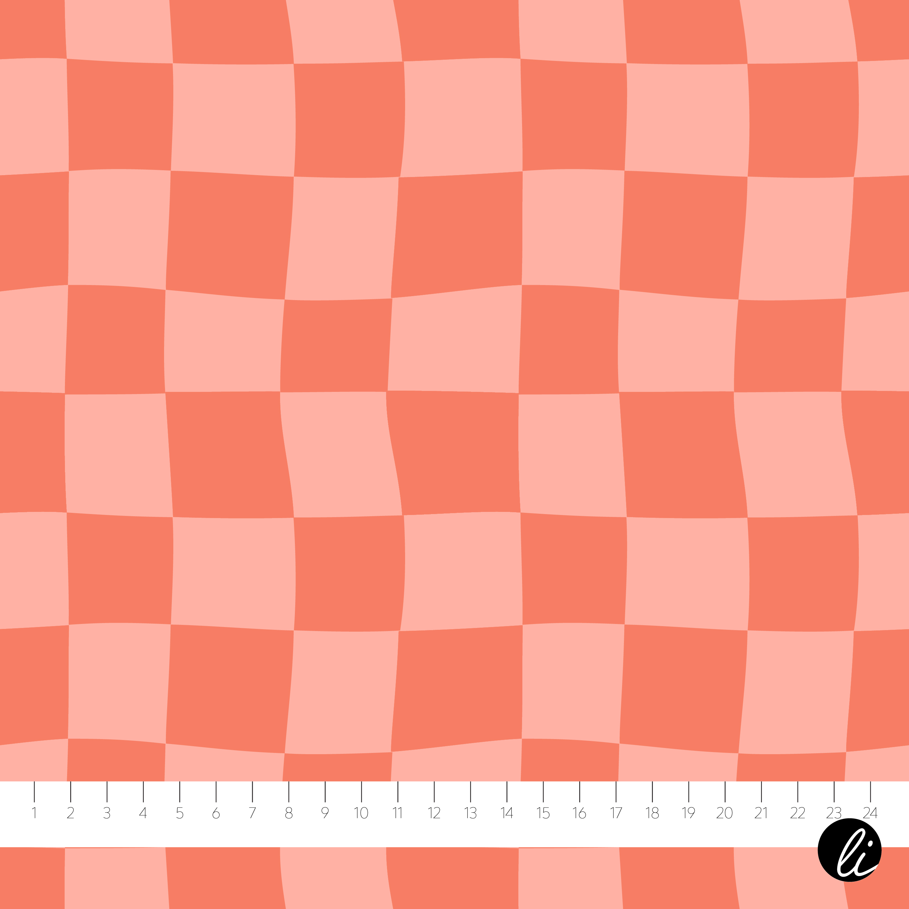 Bio Summersweat Stoff  - Check Orange - AndreaLiesert, rot, kariert, Kinder Breite 150 cm