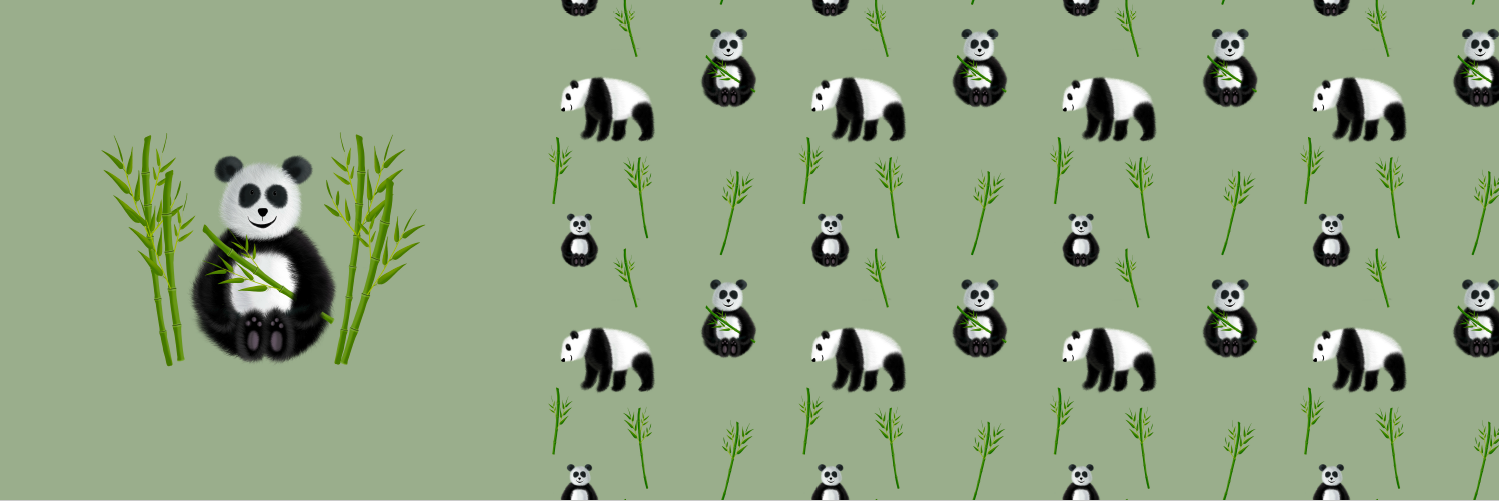 50 cm Panel Pandaliebe 
