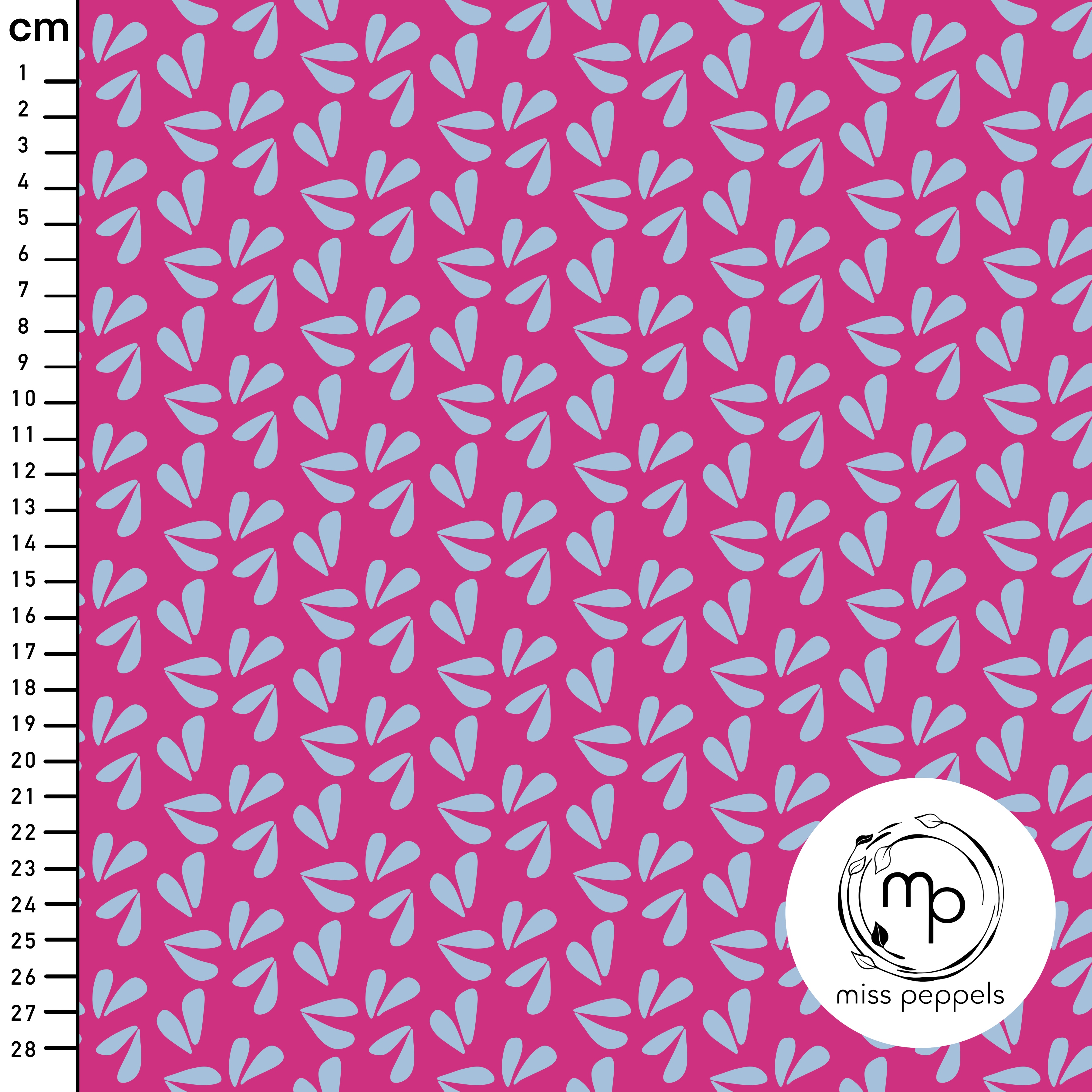 Bio Fabric - Leaves A by misspeppels in pink