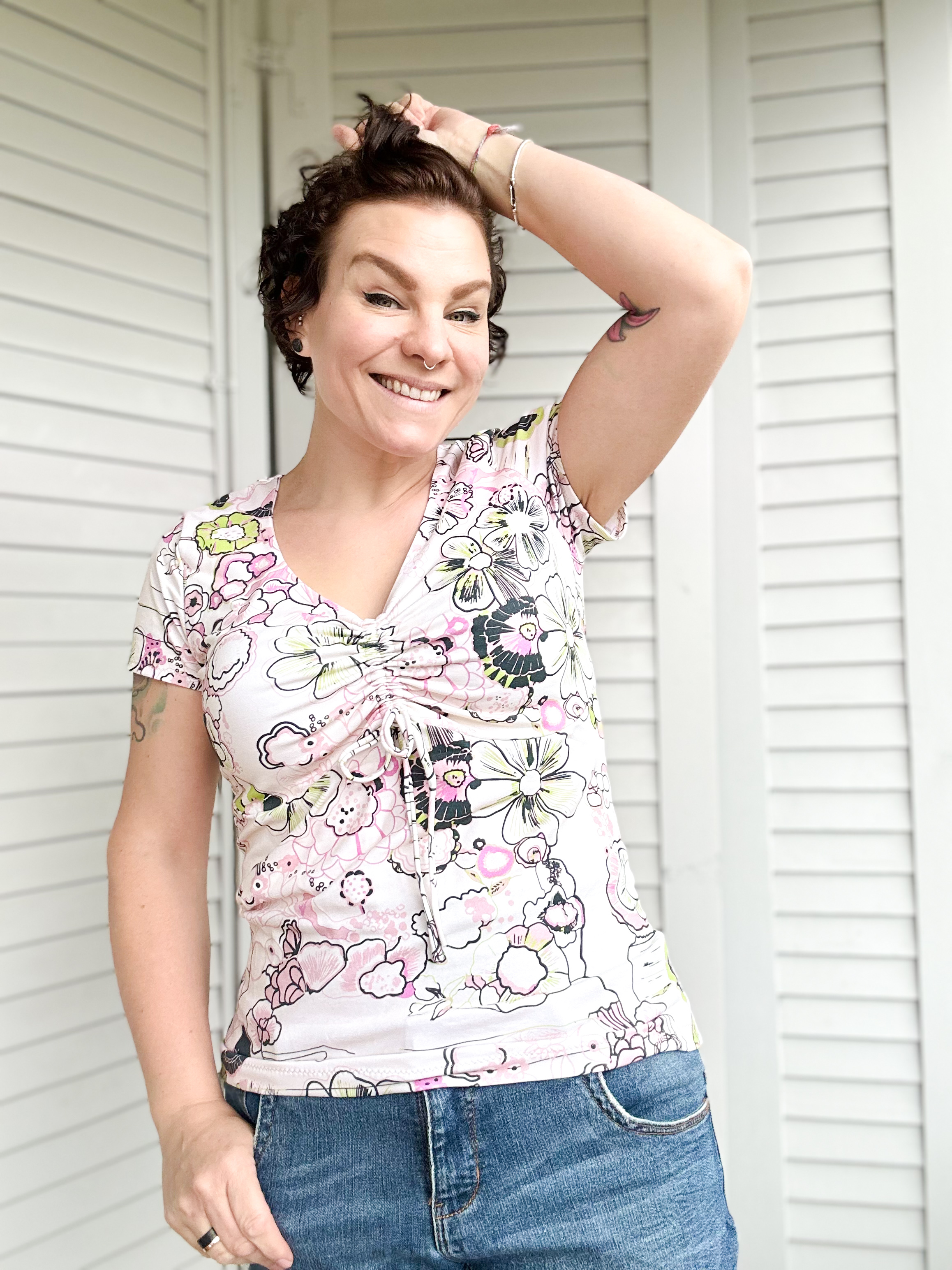 Organic fabric  - Blumenmeer