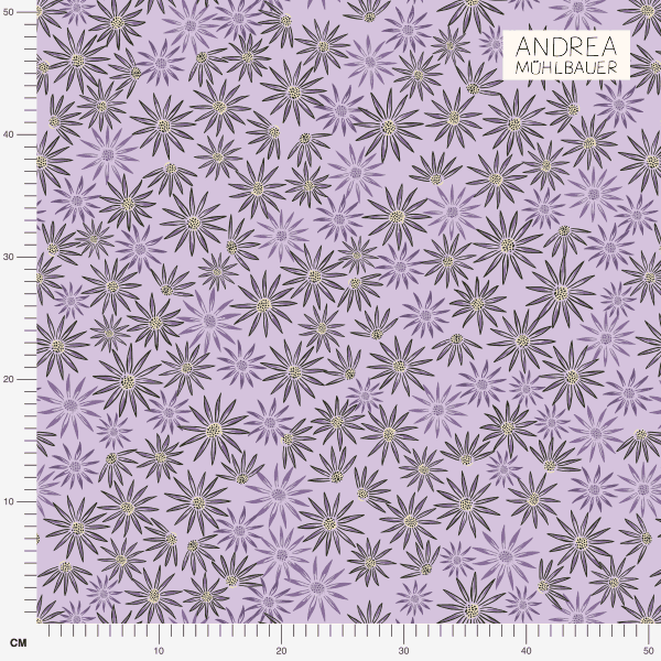 Bio Stoff  -  Märchen Sternblumen