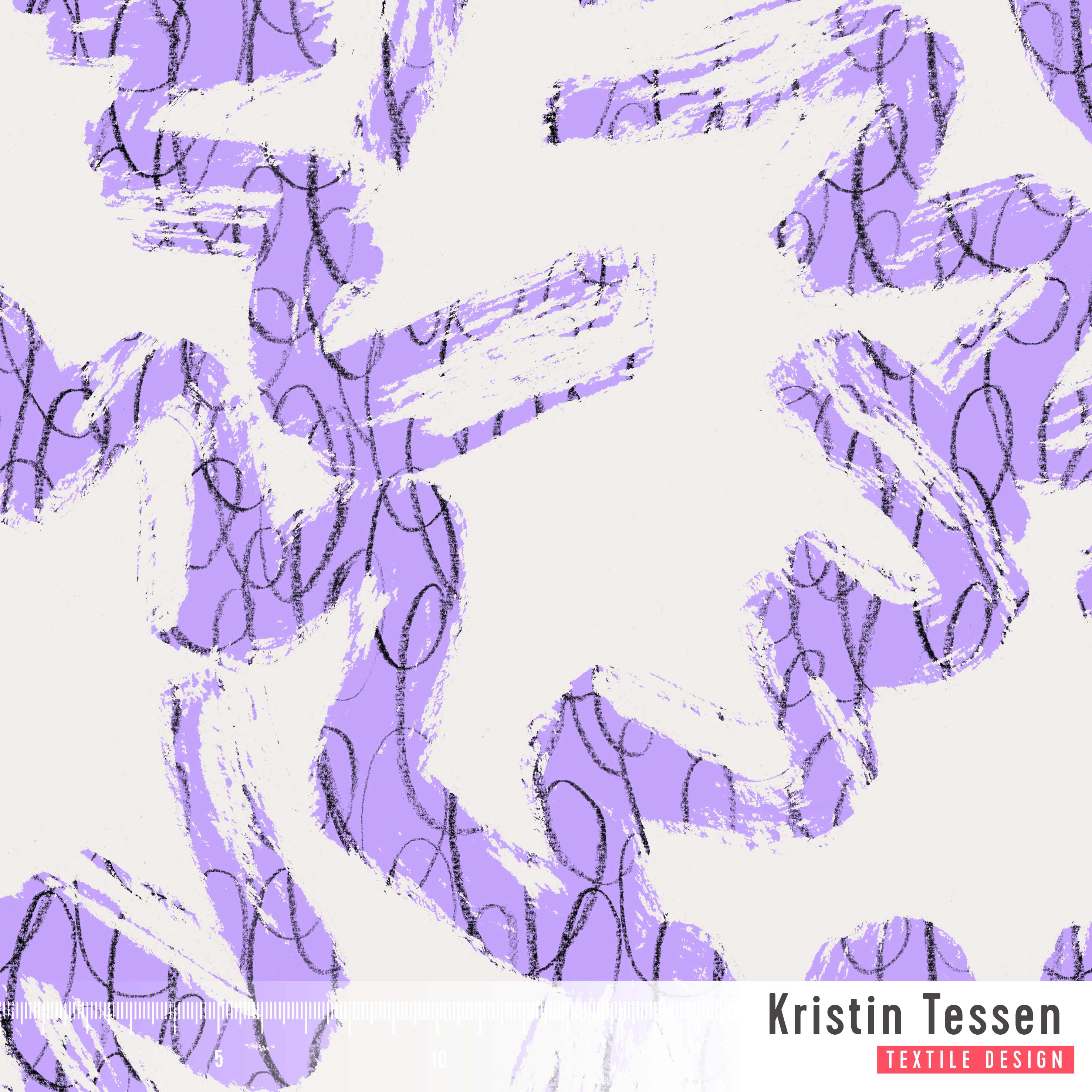 Bio Stoff - Minimal Brush Frosty Lilac 