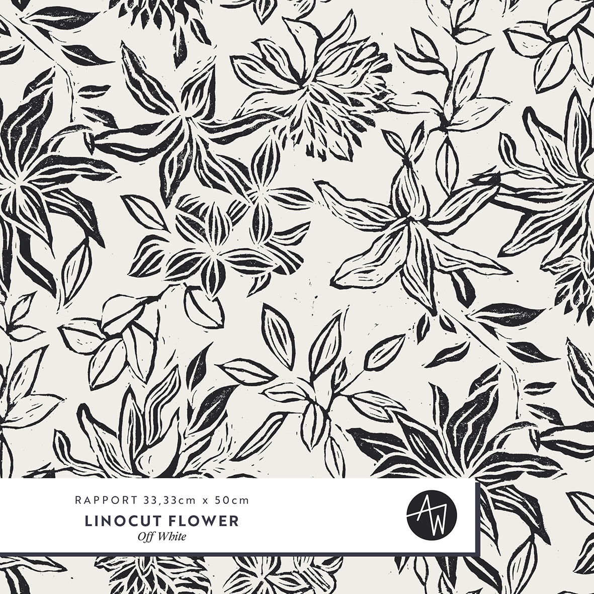 Bio Webware Stoff - Linocut Flower Offwhite - AlexandraWeise, Floral & Blumen, weiß, 100% Bio-Baumwolle Bio Webware Stoff - Linocut Flower Offwhite - AlexandraWeise, Floral & Blumen, weiß, 100% Bio-Baumwolle