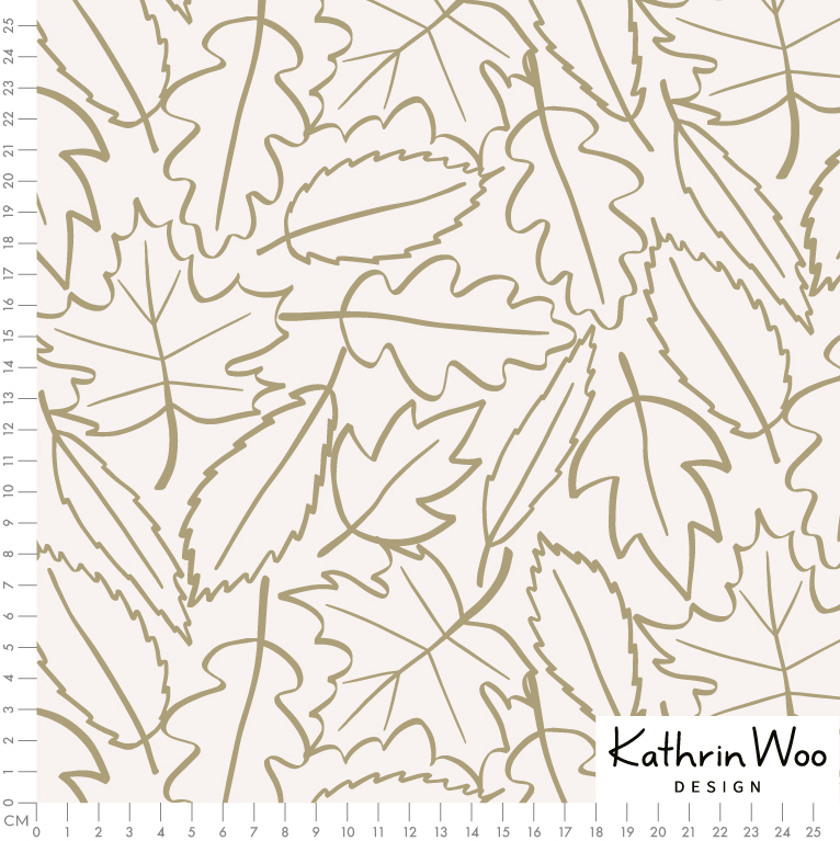Bio Webware Stoff - Blätter Herbstgrün - KathrinWoo, creme, Bäume & Palmen, Herbst, 100% Bio-Baumwolle Bio Webware Stoff - Blätter Herbstgrün - KathrinWoo, creme, Bäume & Palmen, Herbst, 100% Bio-Baumwolle