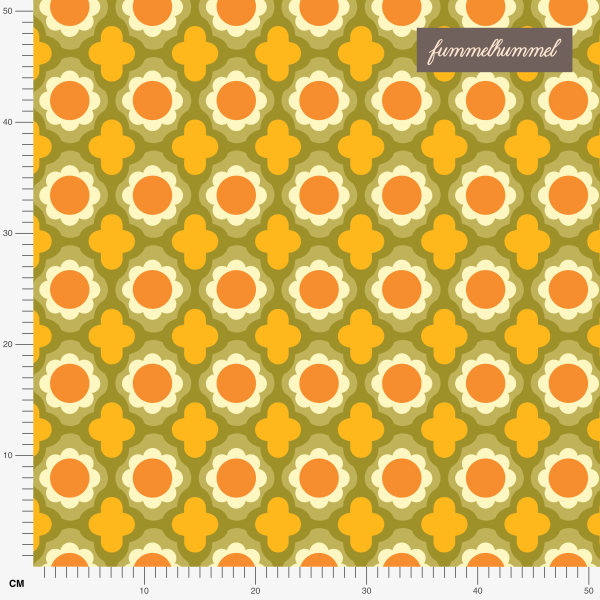 Organic fabric  - Alma olive