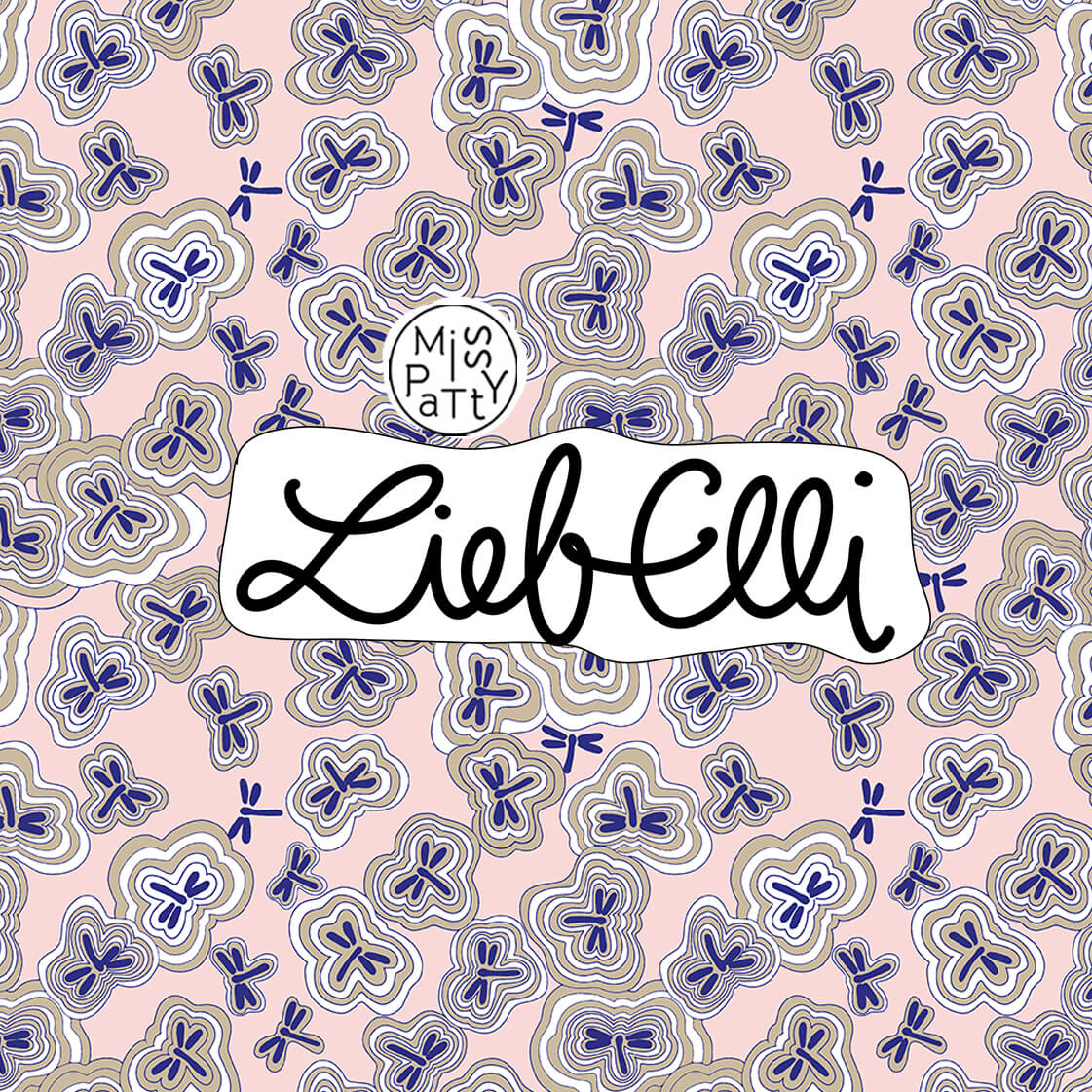 Scuba Stoff  -  LiebElli  - MissPatty, Floral & Blumen, rosa, lila, Breite 150 cm