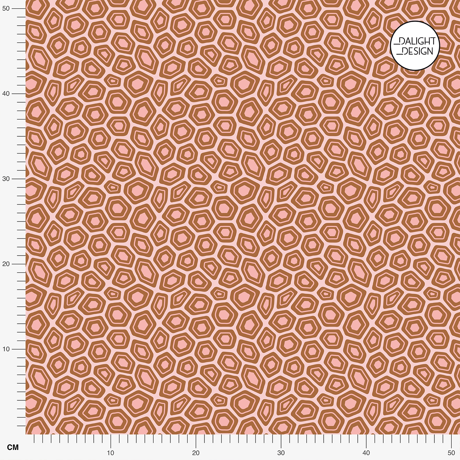 Bio Stoff  - Schildkrötenmuster