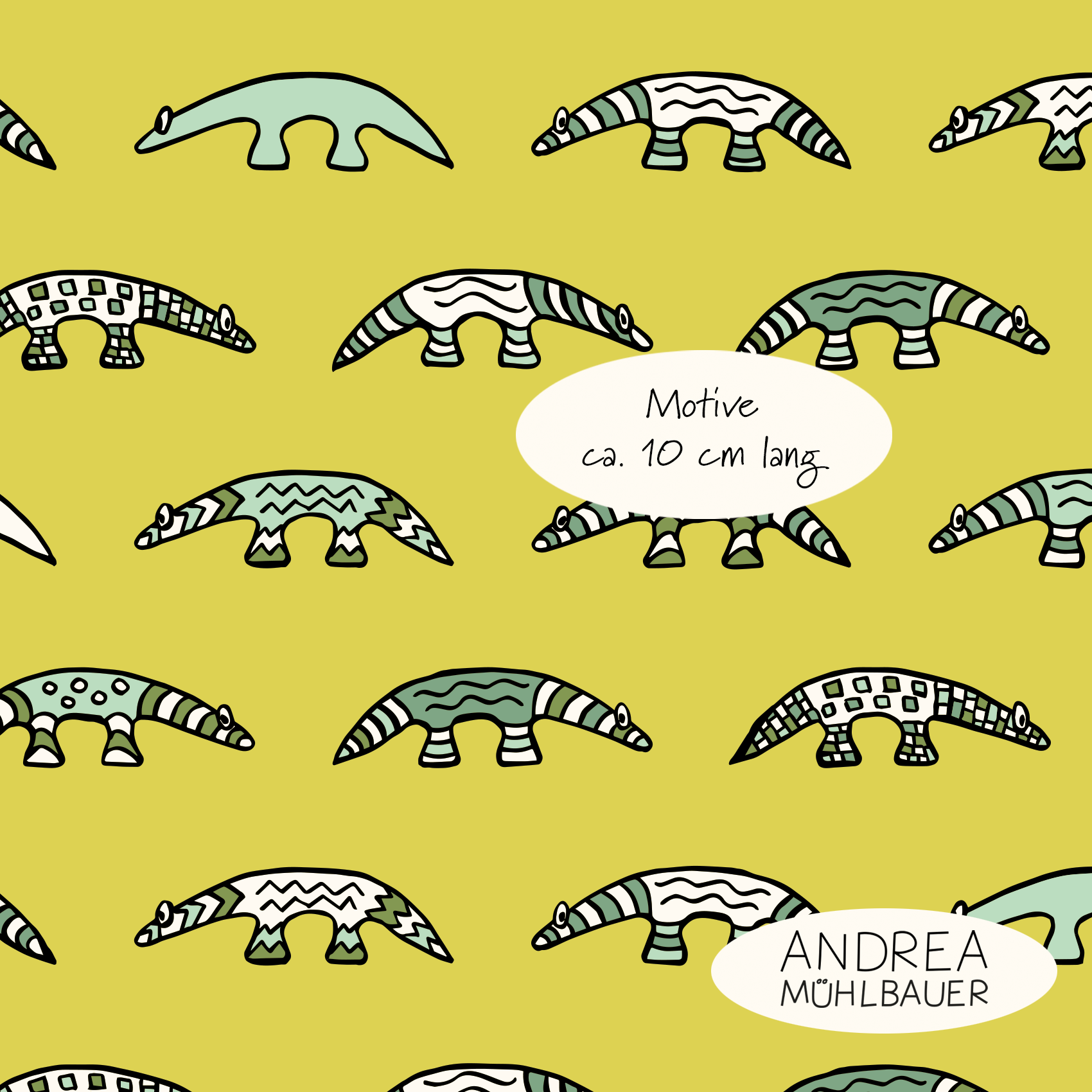 Bio Stoff  -  Anteater gelb