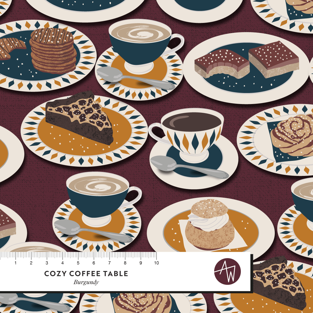 Bio Stoff - Cozy Coffee Table burgundy