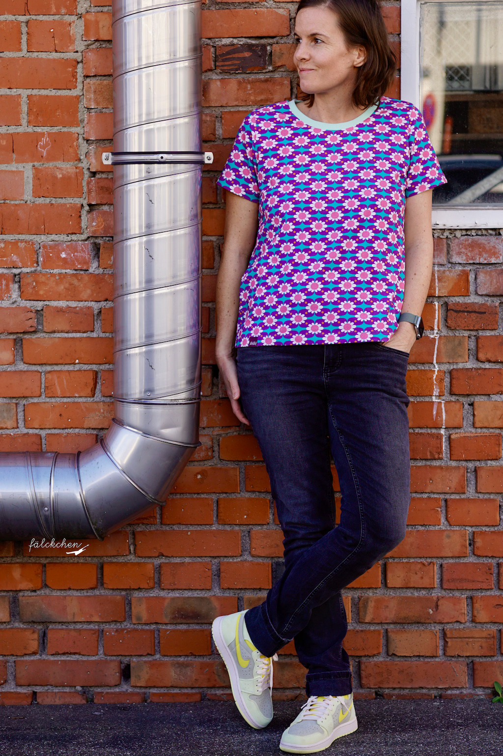 Bio Webware Stoff  -  Fröhling  - Fummelhummel, Floral & Blumen, pink, 100% Bio-Baumwolle