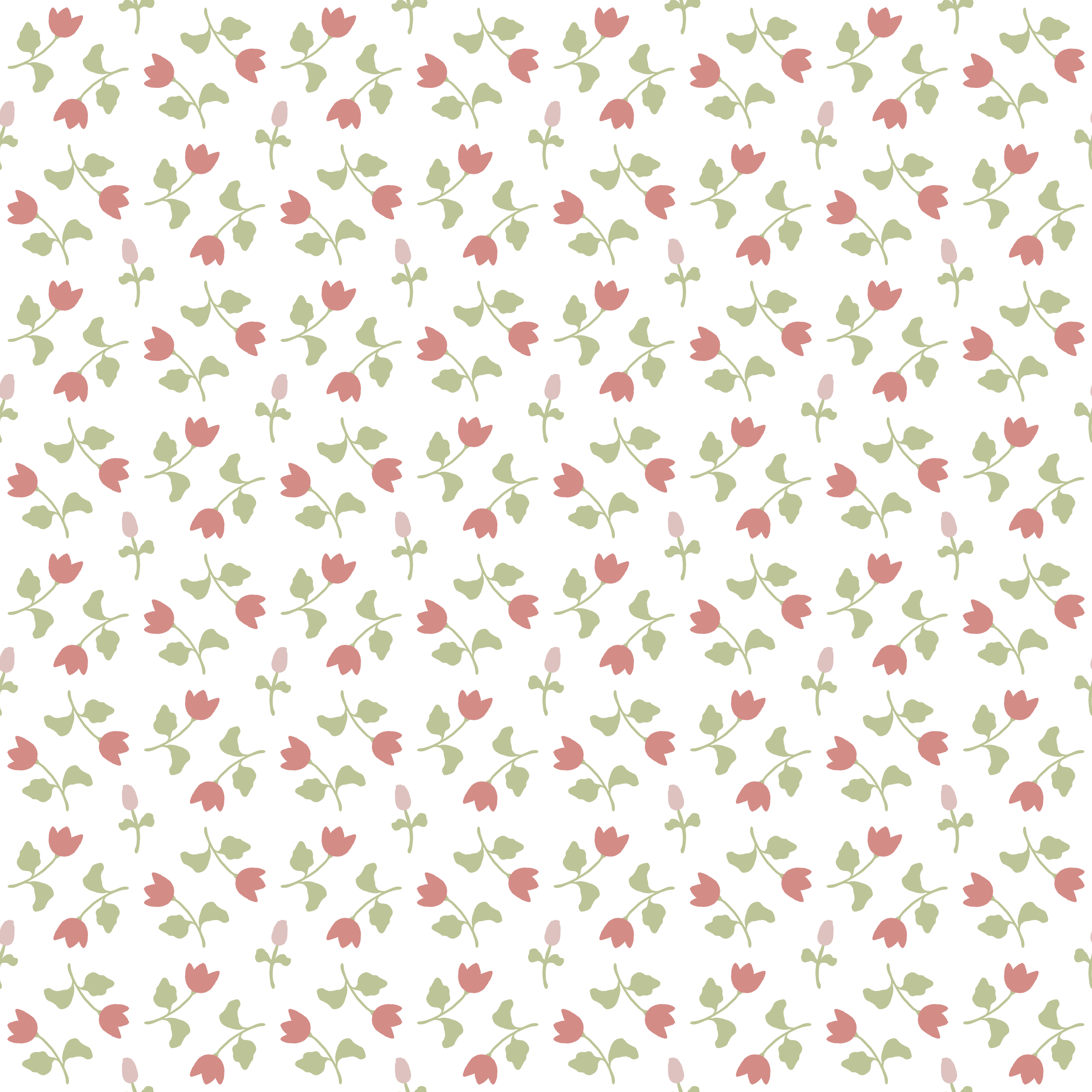 Bio Stoff  - Blumen Reigen rosa