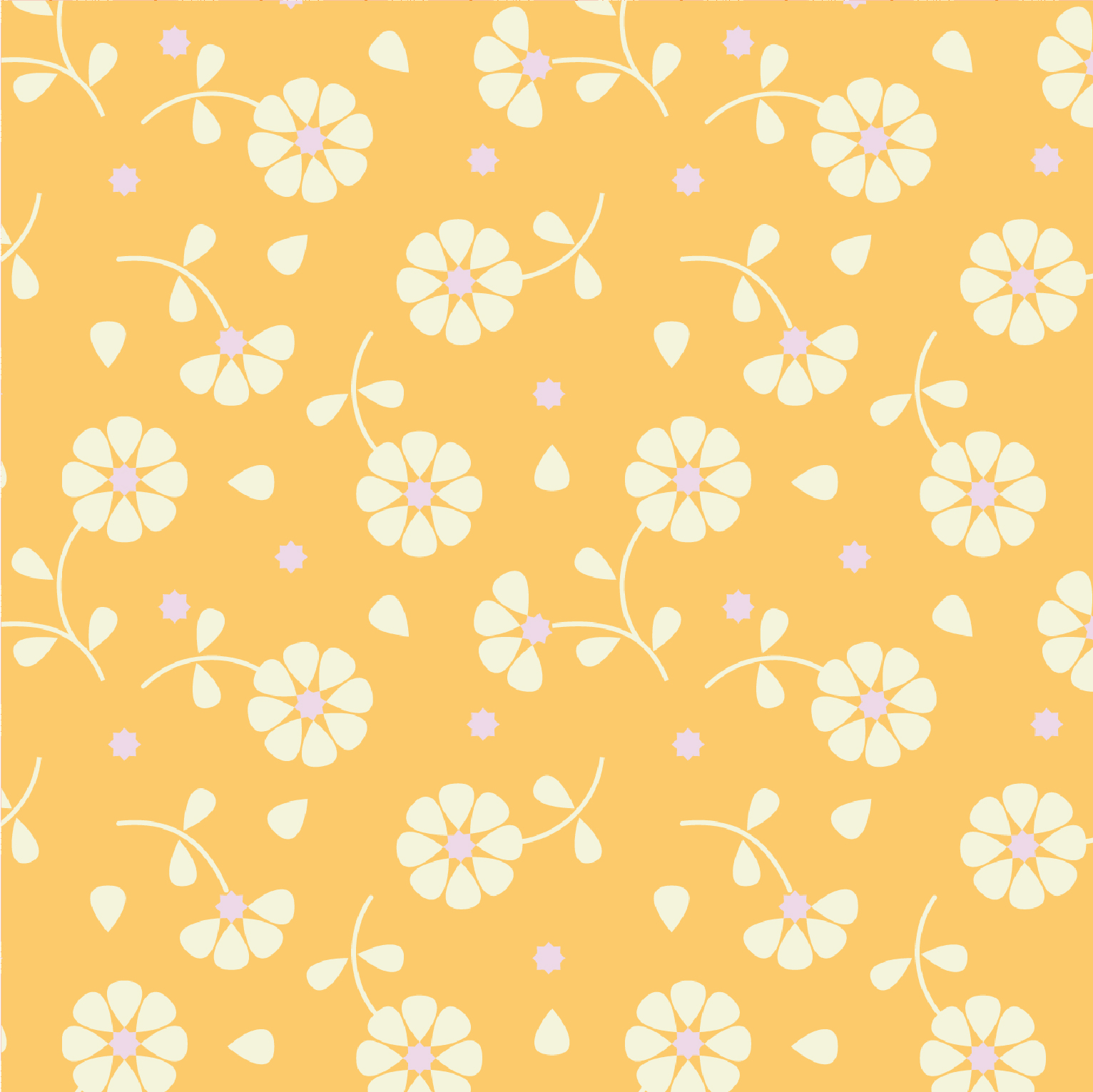 Organic fabric  -  Sommerblumen