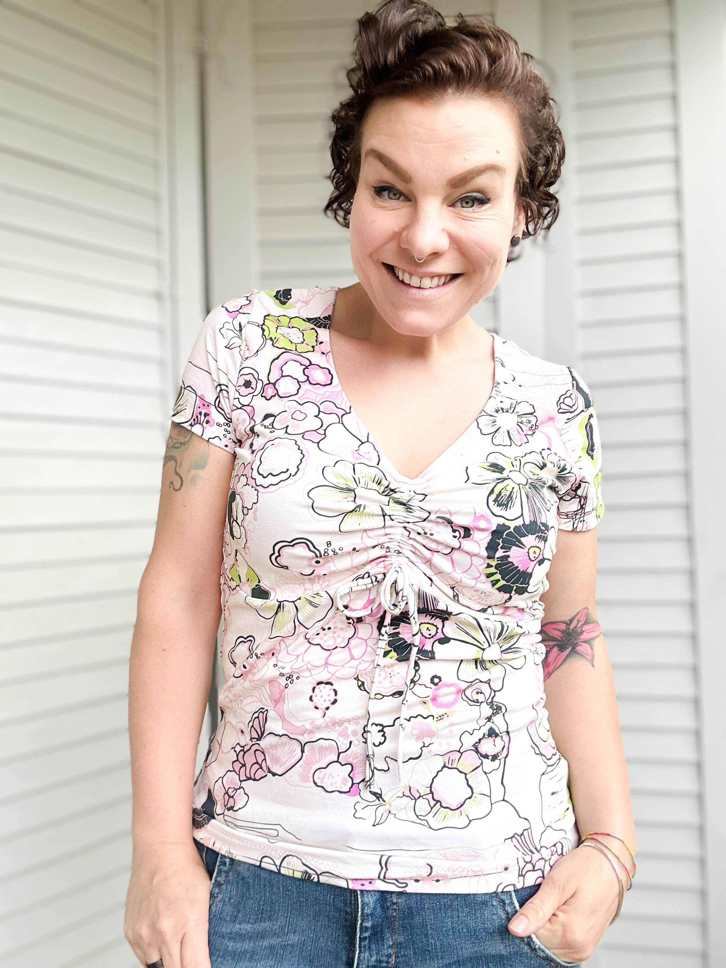 Organic fabric  - Blumenmeer