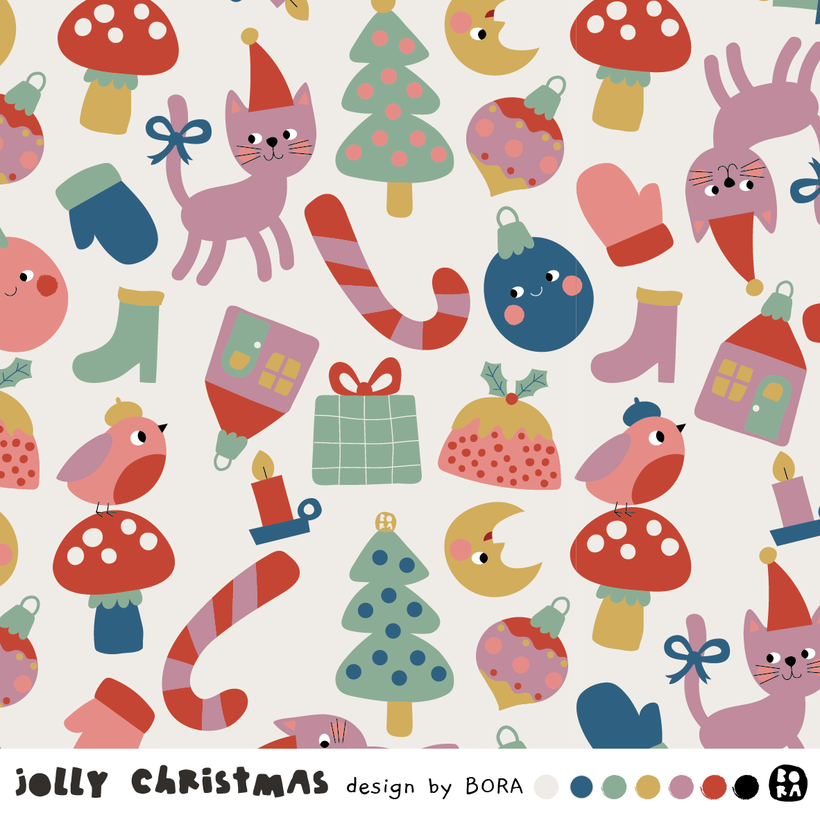 Bio Fabric - Jolly Christmas 
