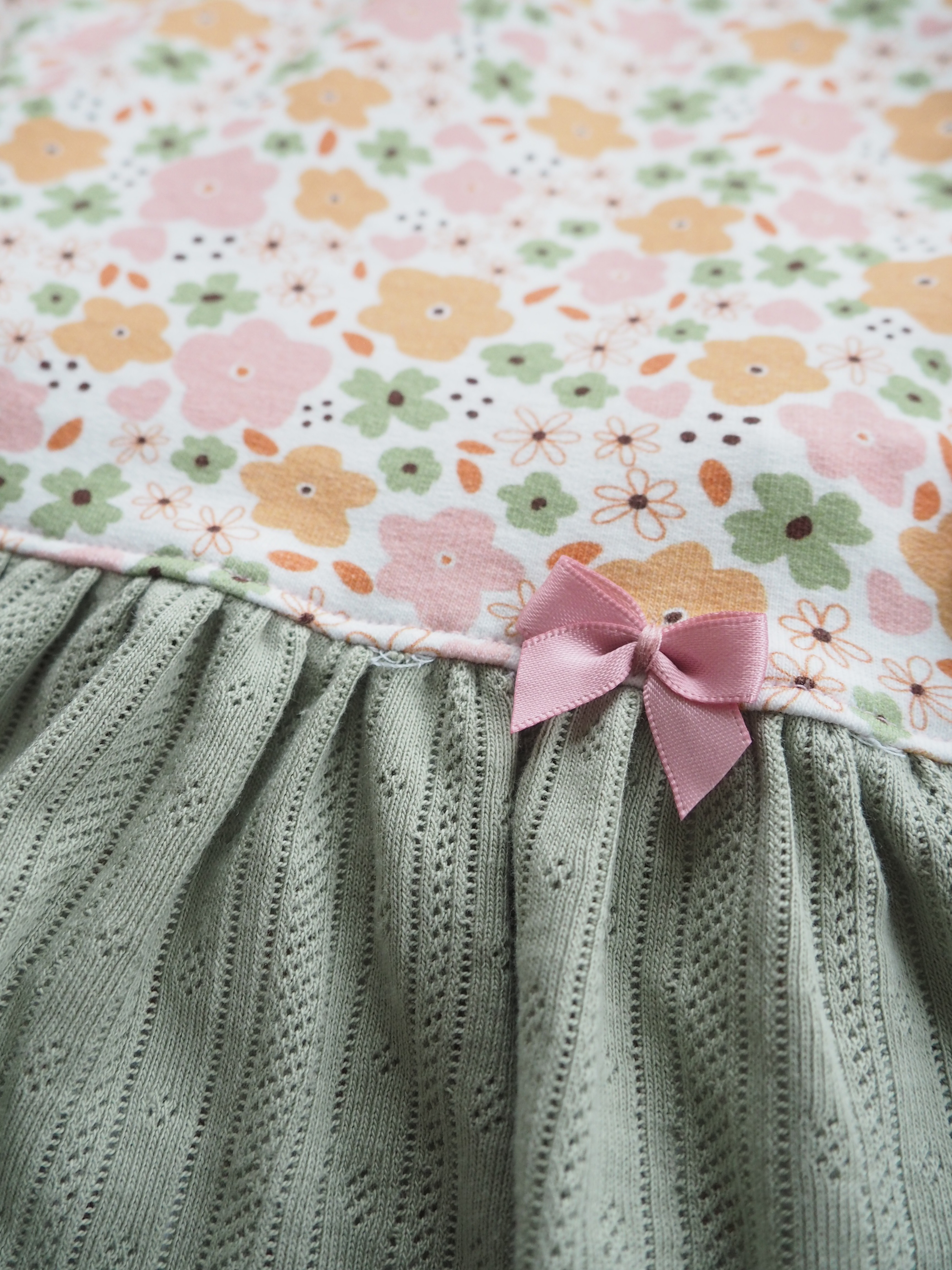 Bio-Stoff - Blümchen bunt