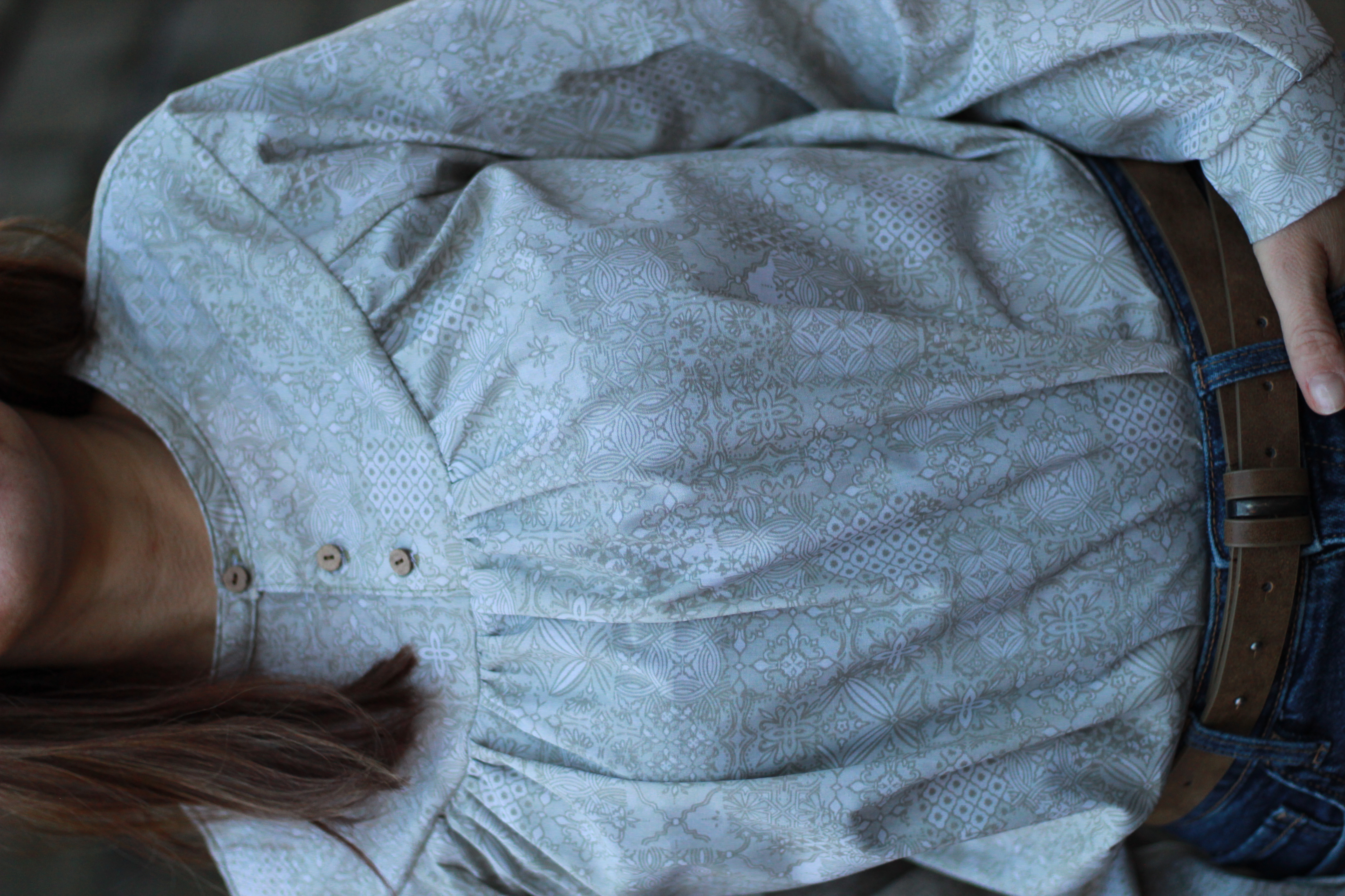 Organic fabric  - Alte Fliesen Mustermix beige