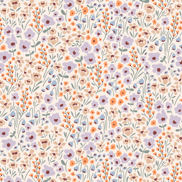 Organic fabric - Strand Millefleurs