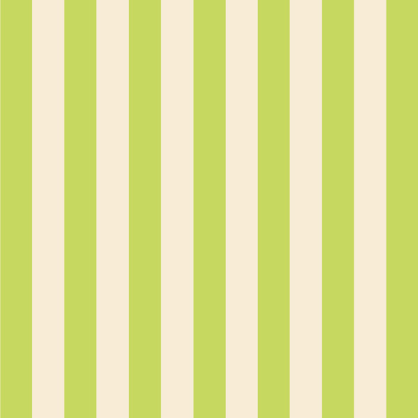 Organic fabric - Butterfly Garden Kombi Stripes green