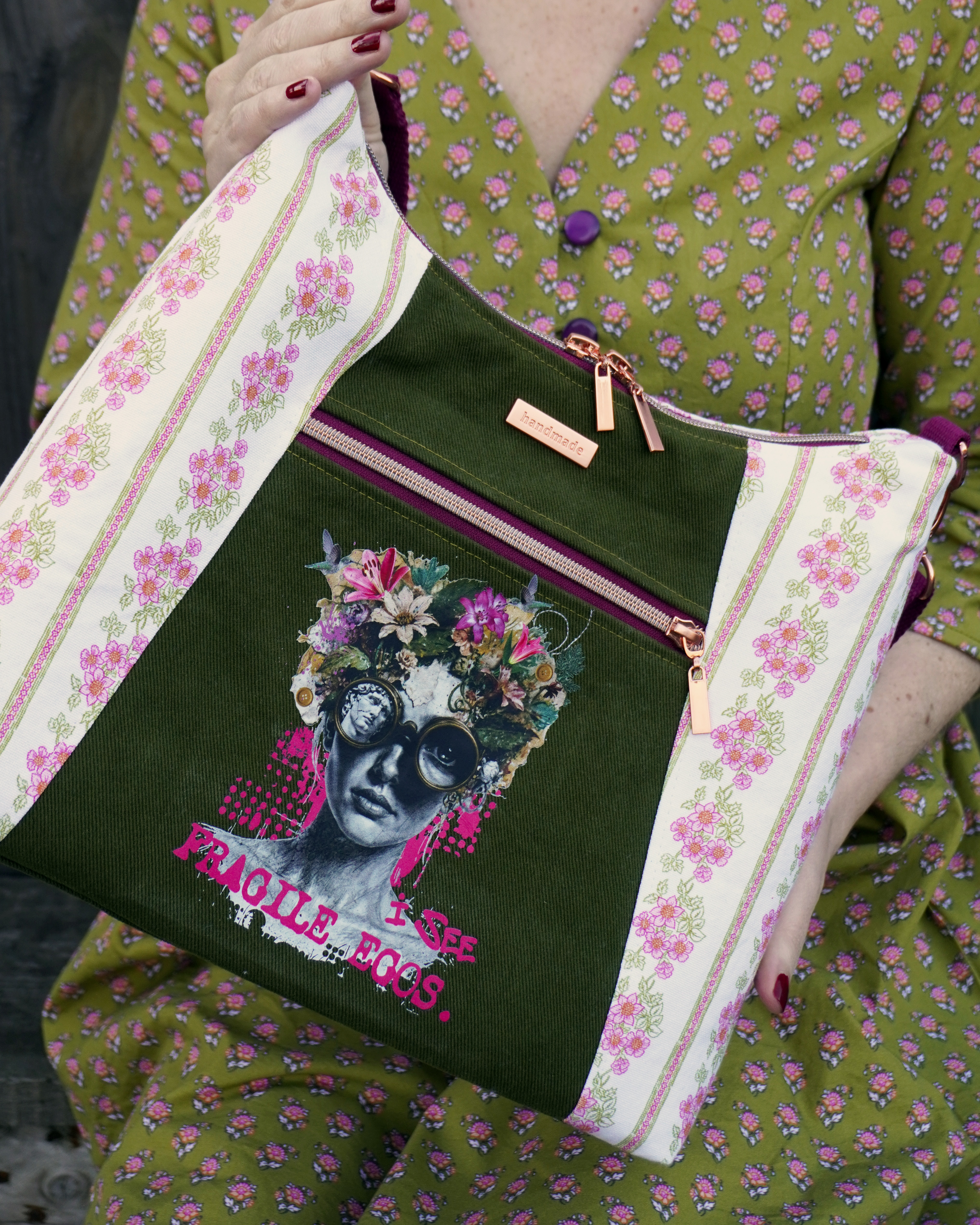 Bio Stoff  - Frühlingsfolklore Streifen