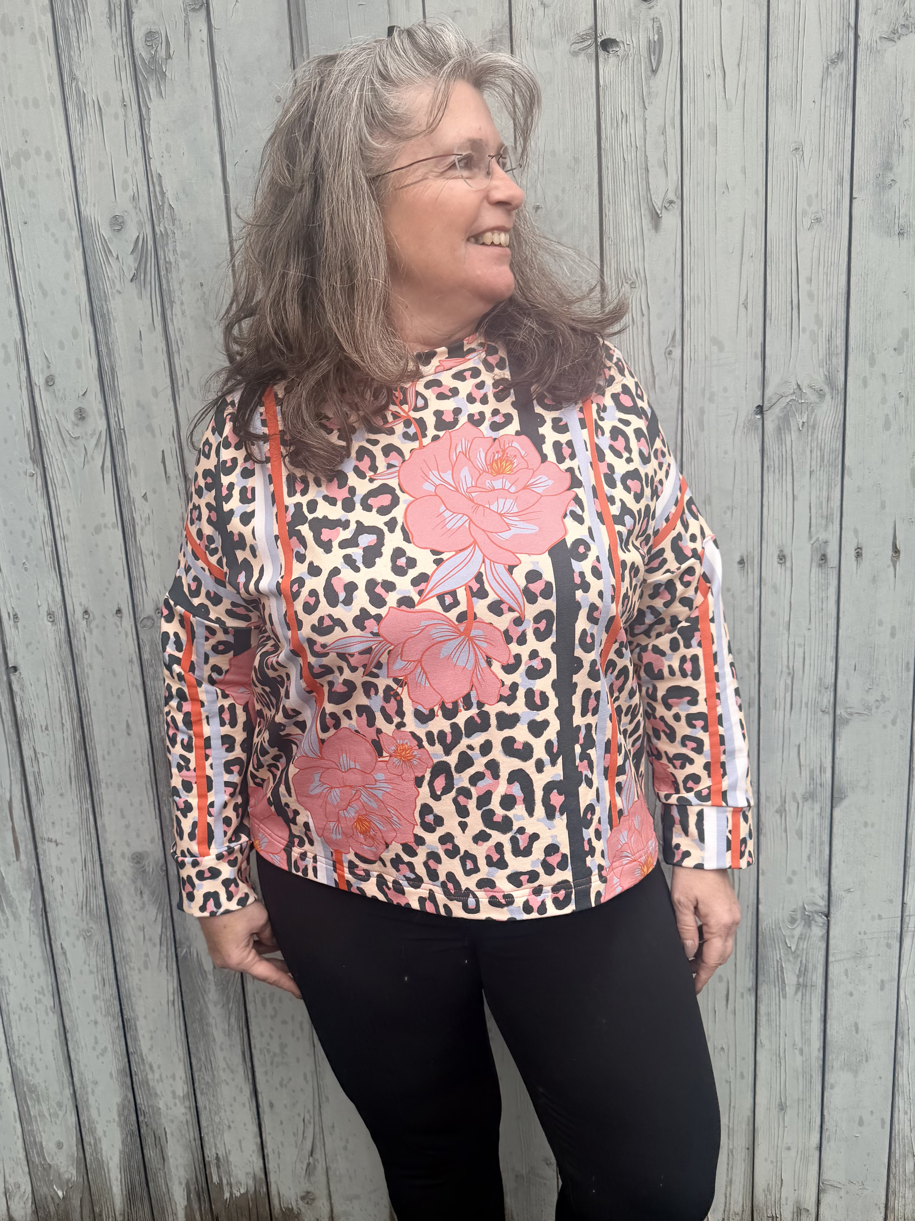 Bio Stoff  -  LeoFlower rosa